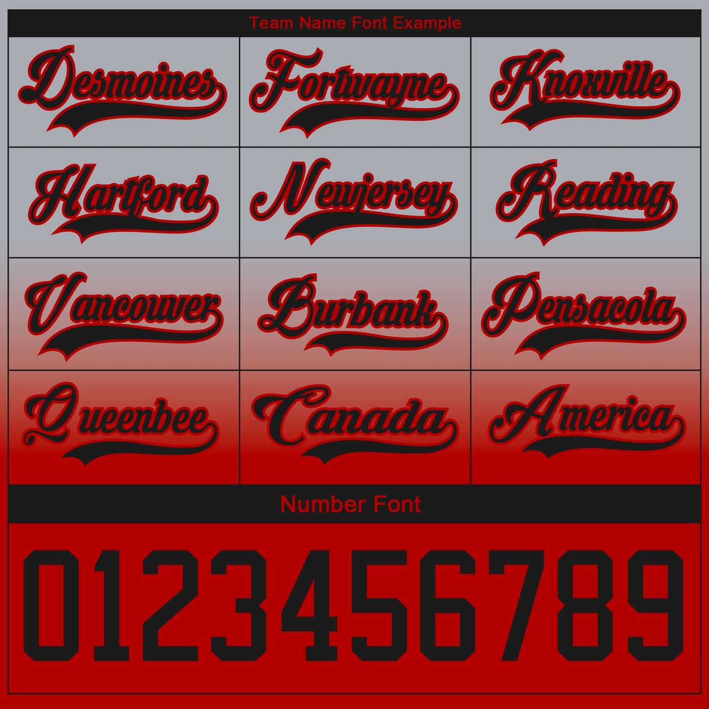 Custom Gray Black-Red Fade Fashion Hockey Lace Neck Jersey view 6