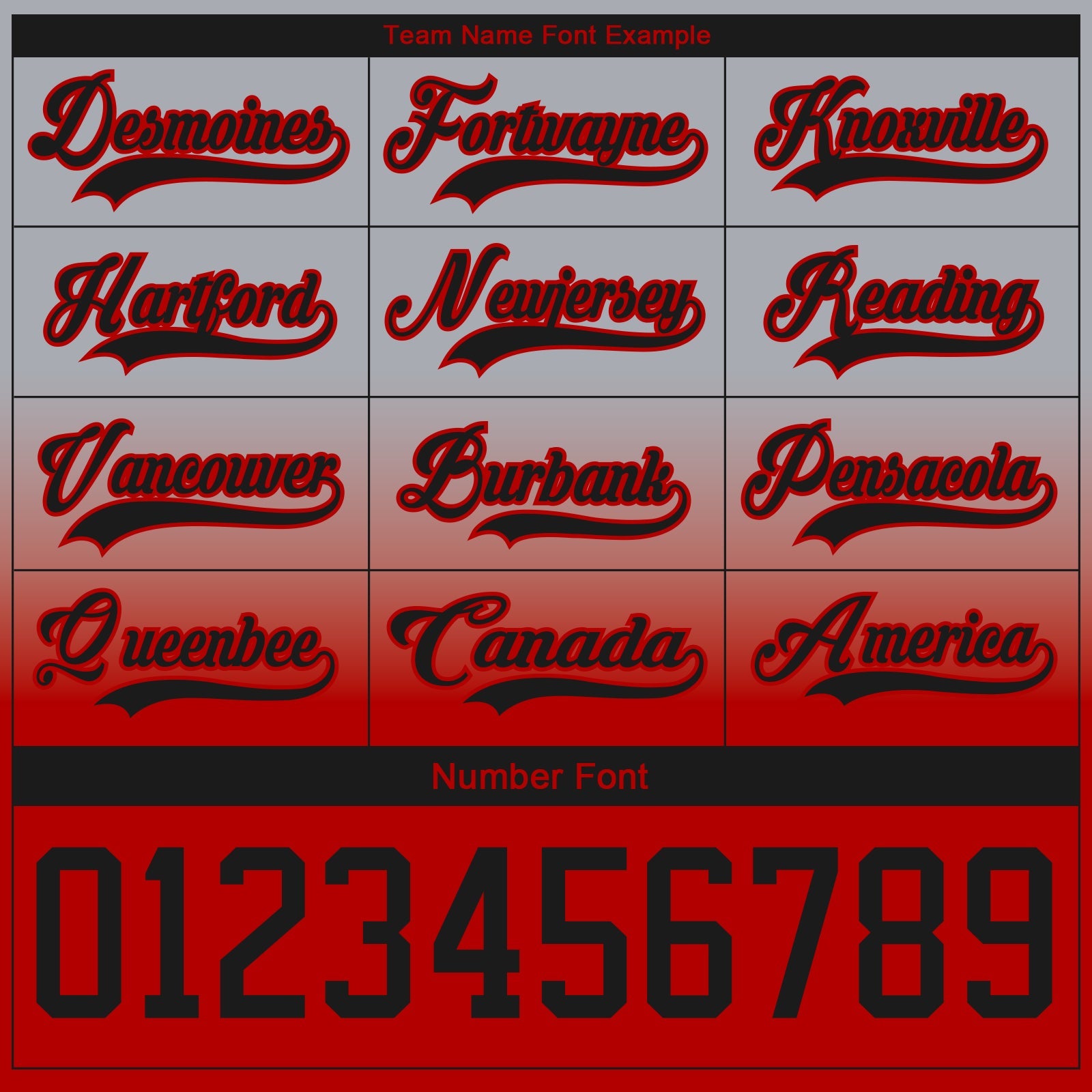 Custom Gray Black-Red Fade Fashion Hockey Lace Neck Jersey view 6