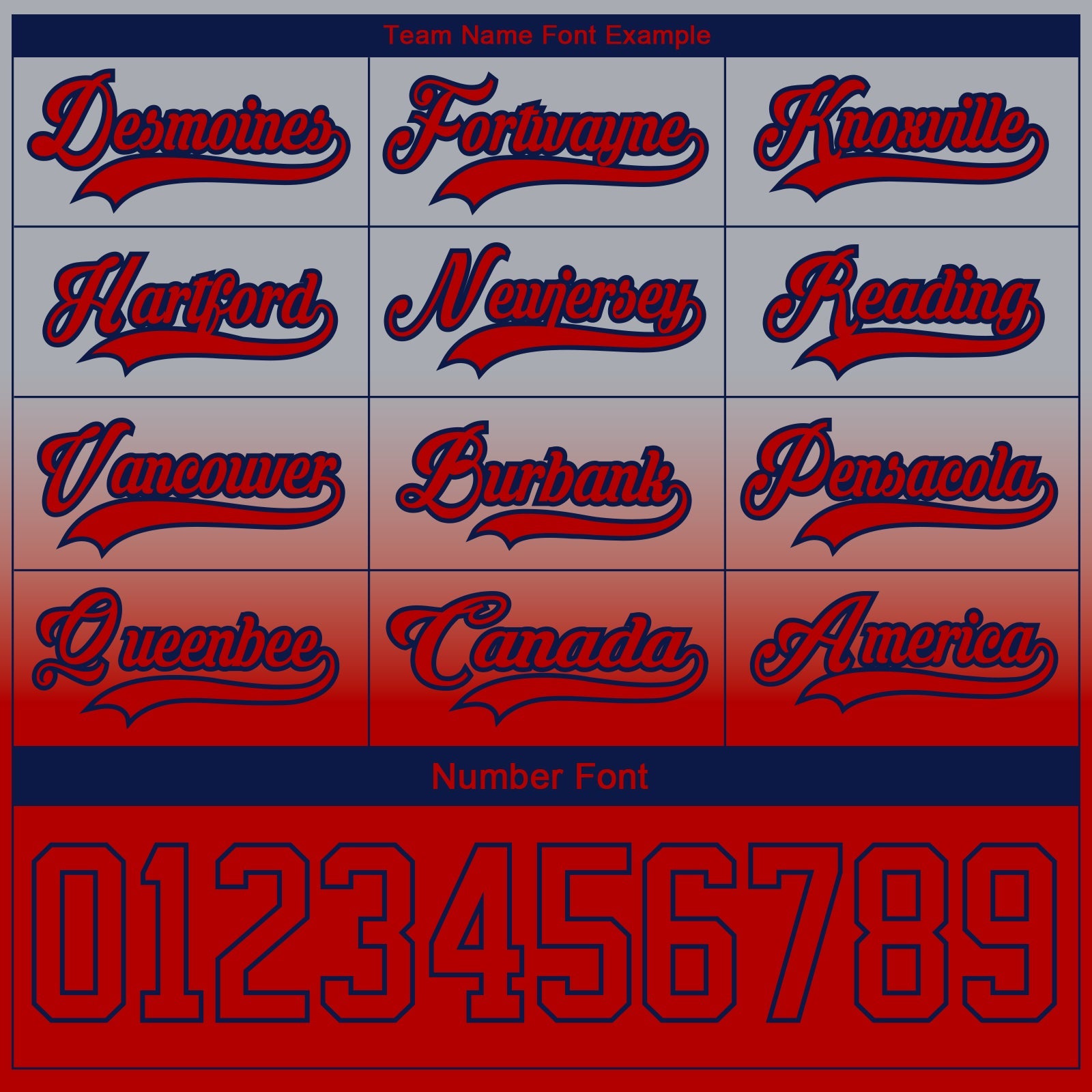 Custom Gray Red-Navy Fade Fashion Hockey Lace Neck Jersey view 6