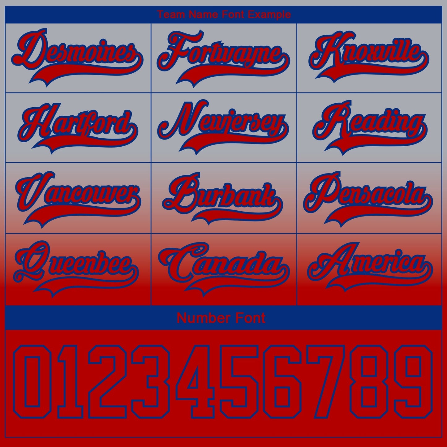 Custom Gray Red-Royal Fade Fashion Hockey Lace Neck Jersey view 6