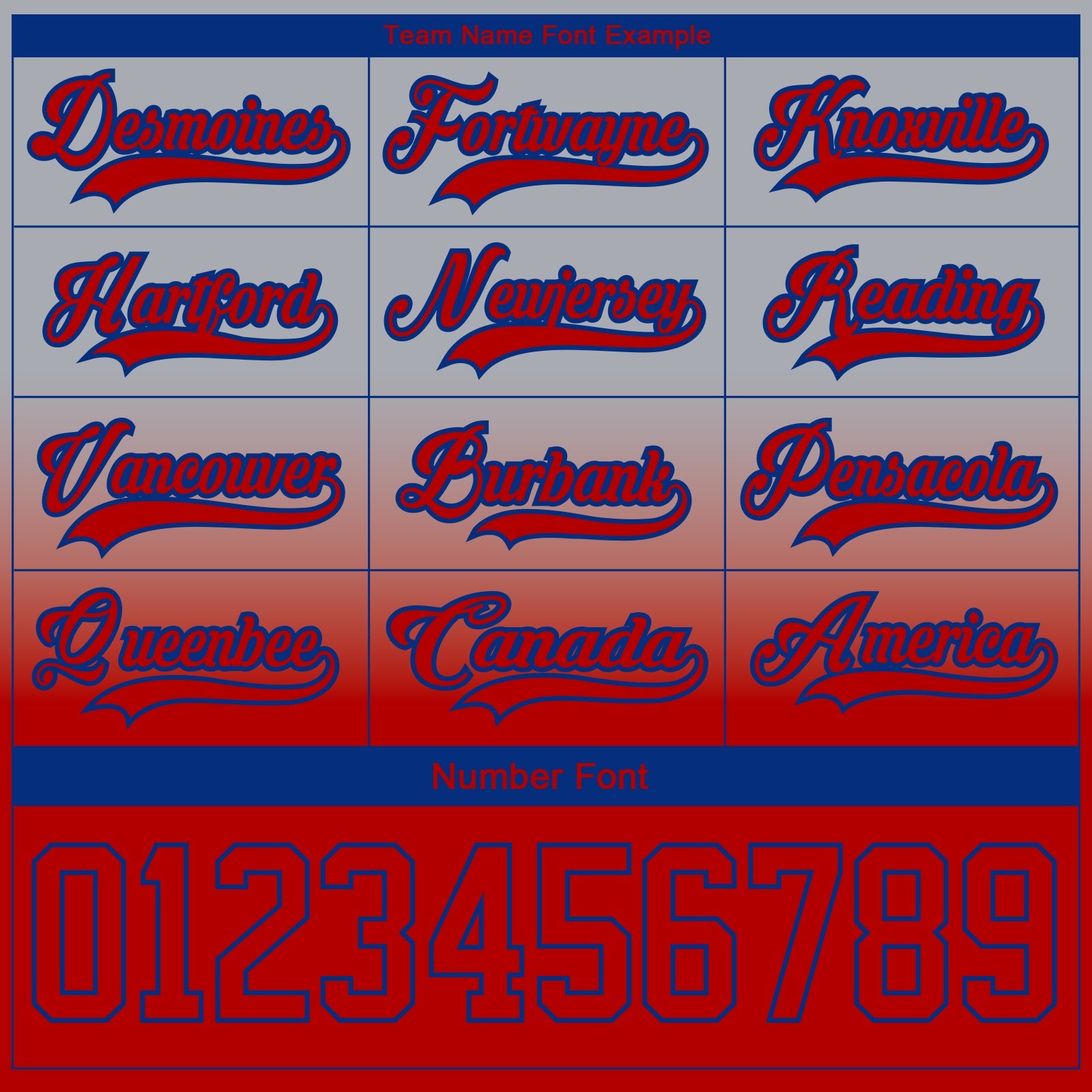 Custom Gray Red-Royal Fade Fashion Hockey Lace Neck Jersey view 6
