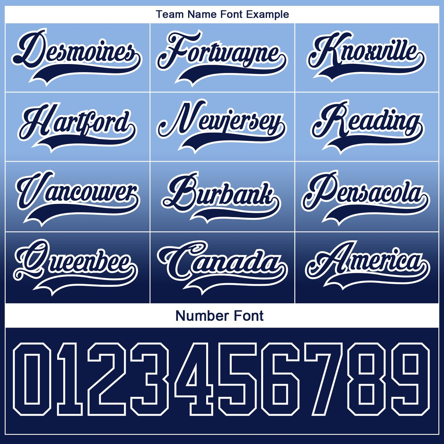Custom Light Blue Navy-White Fade Fashion Hockey Lace Neck Jersey view 6