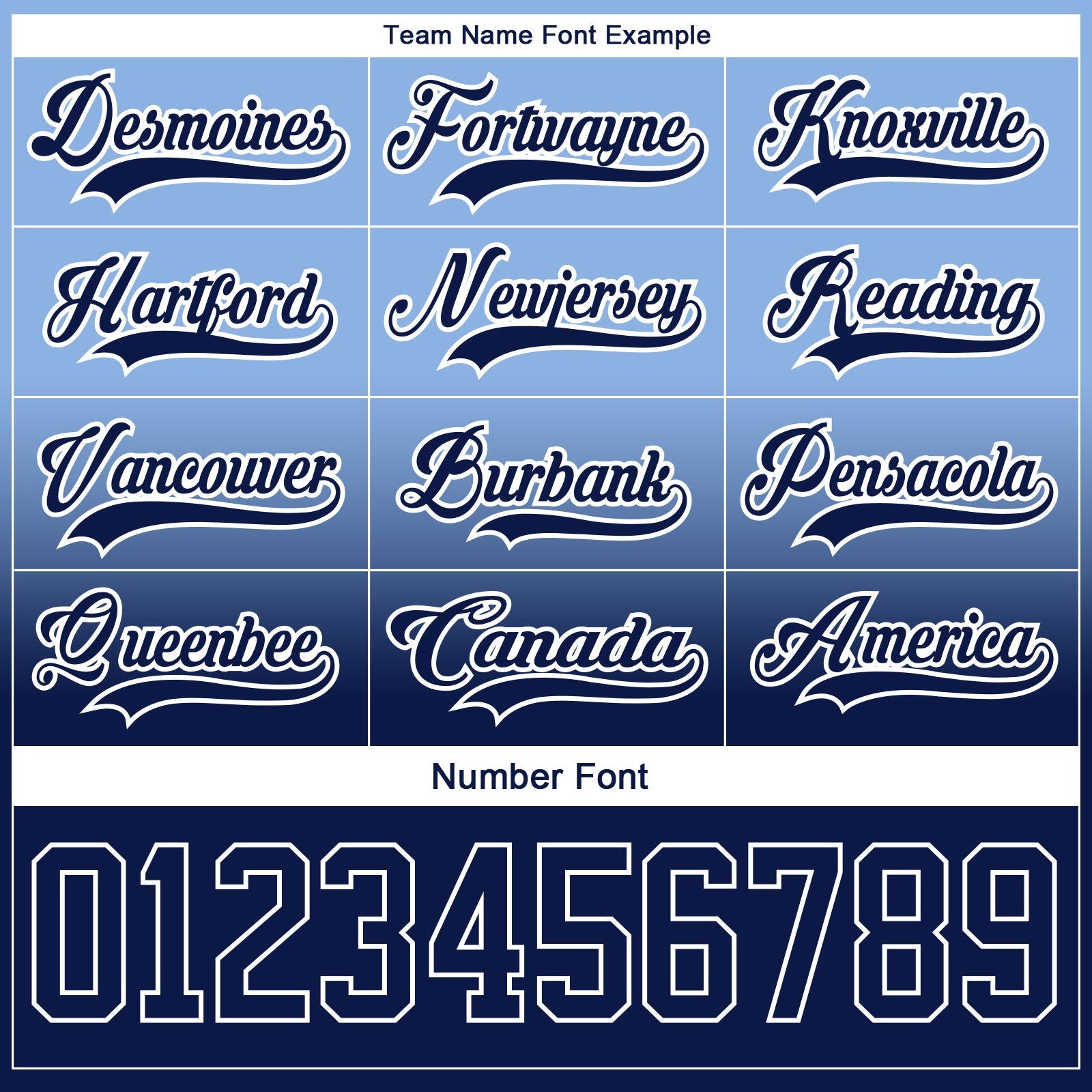 Custom Light Blue Navy-White Fade Fashion Hockey Lace Neck Jersey view 6