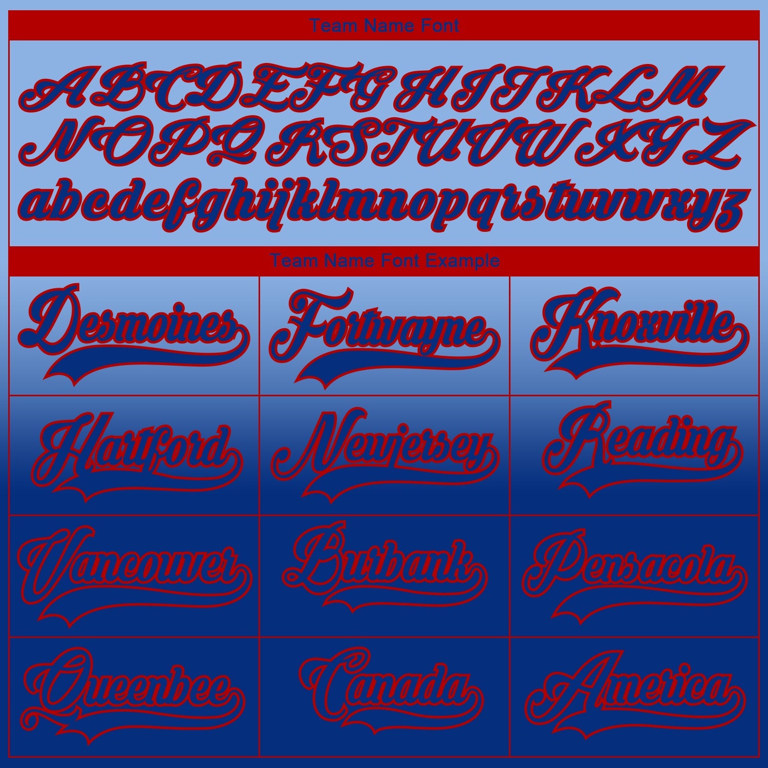 Custom Light Blue Royal-Red Fade Fashion Hockey Lace Neck Jersey view 7