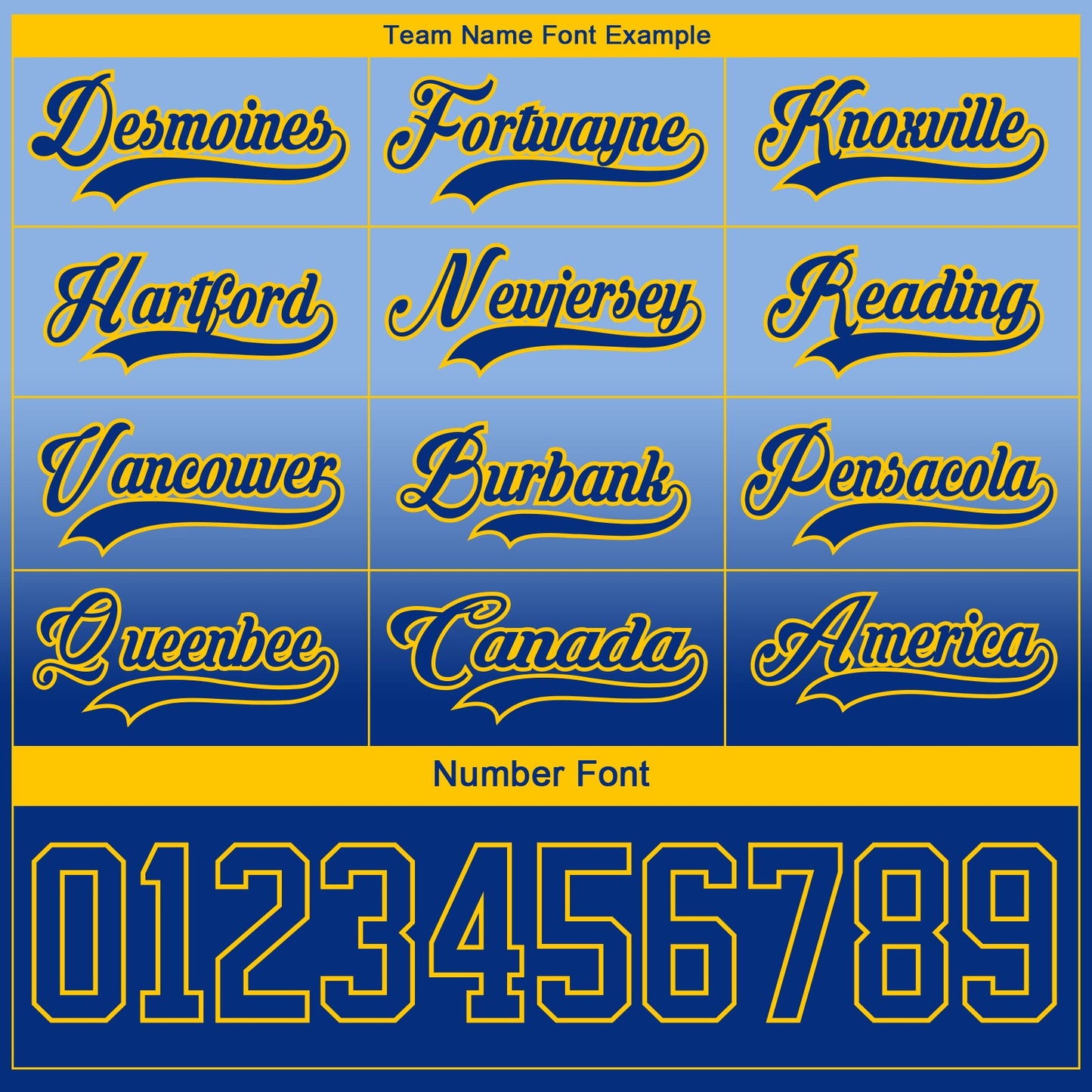 Custom Light Blue Royal-Yellow Fade Fashion Hockey Lace Neck Jersey view 6