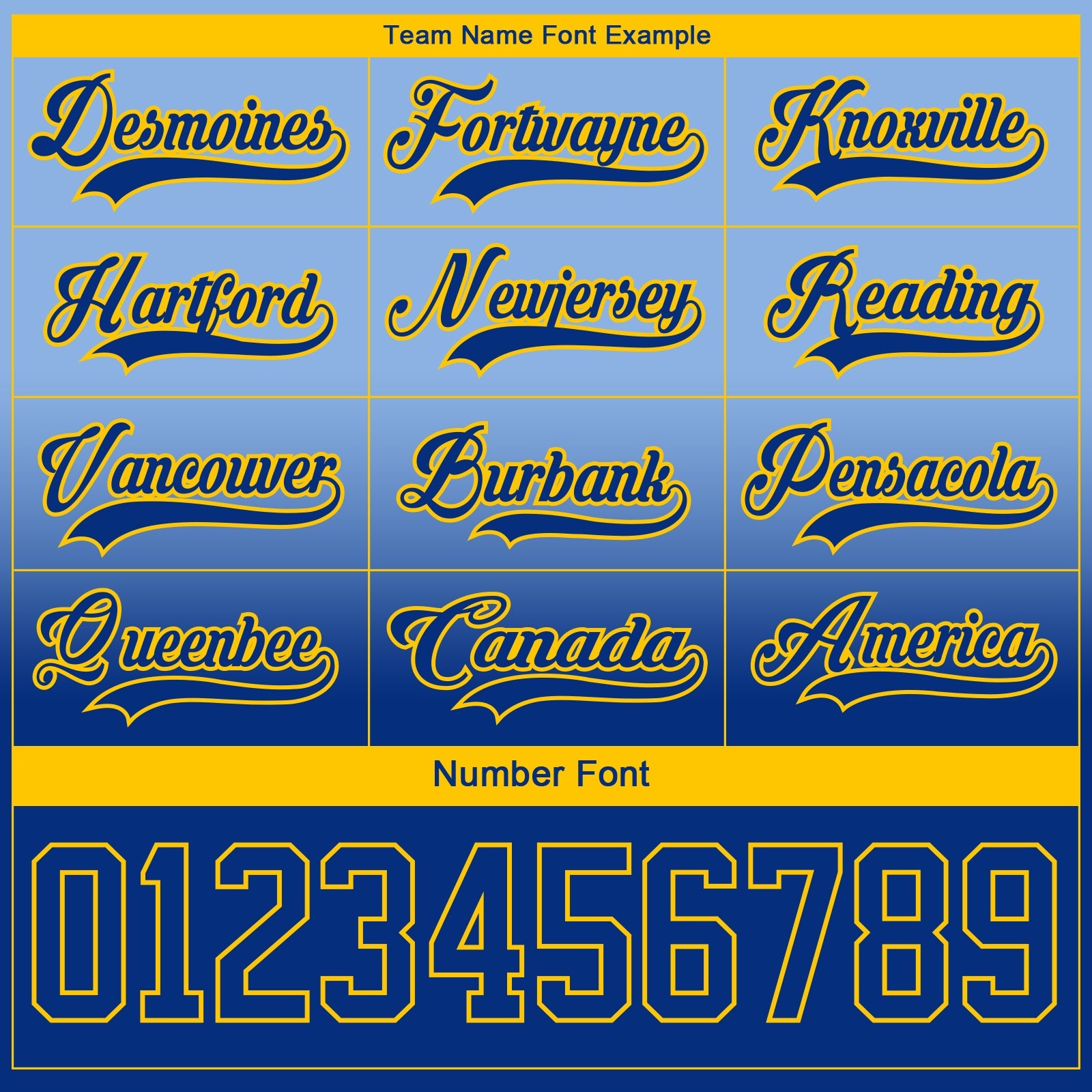 Custom Light Blue Royal-Yellow Fade Fashion Hockey Lace Neck Jersey view 6