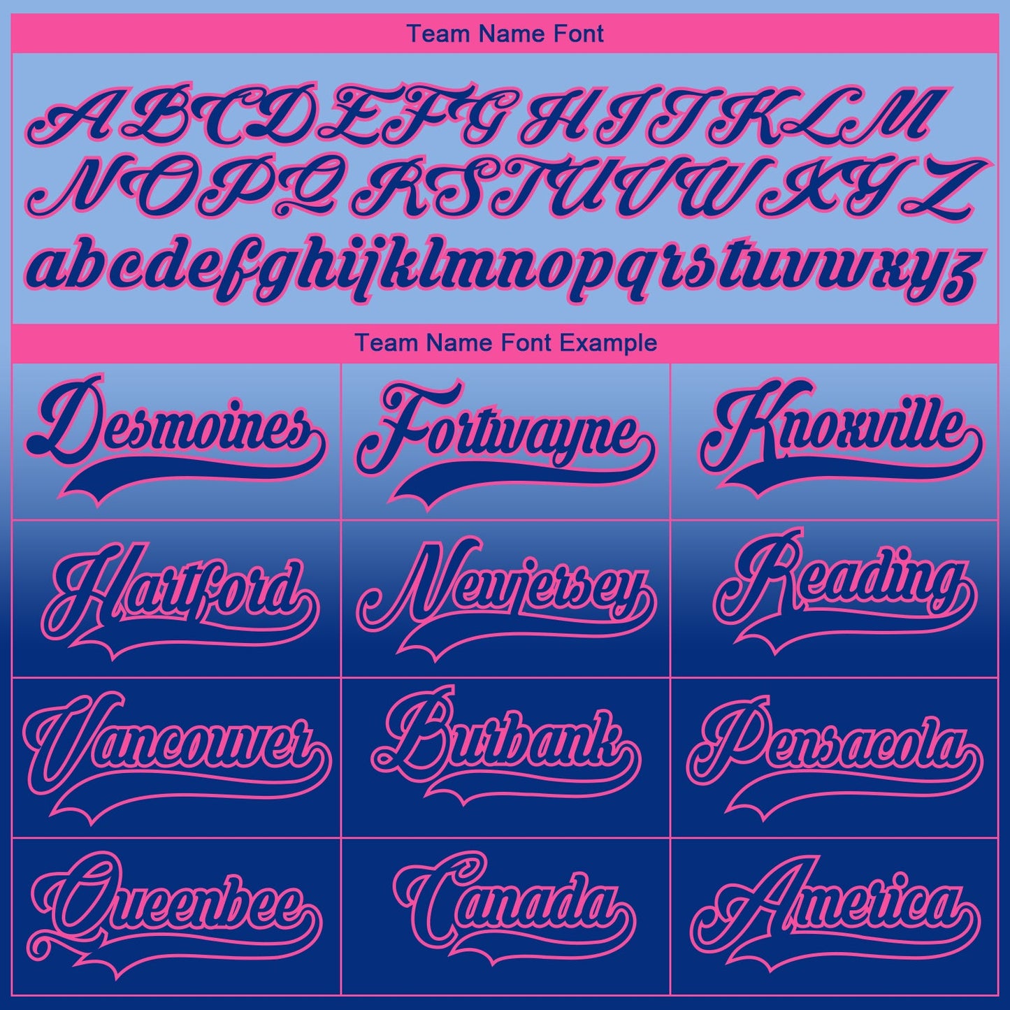 Custom Light Blue Royal-Pink Fade Fashion Hockey Lace Neck Jersey view 7