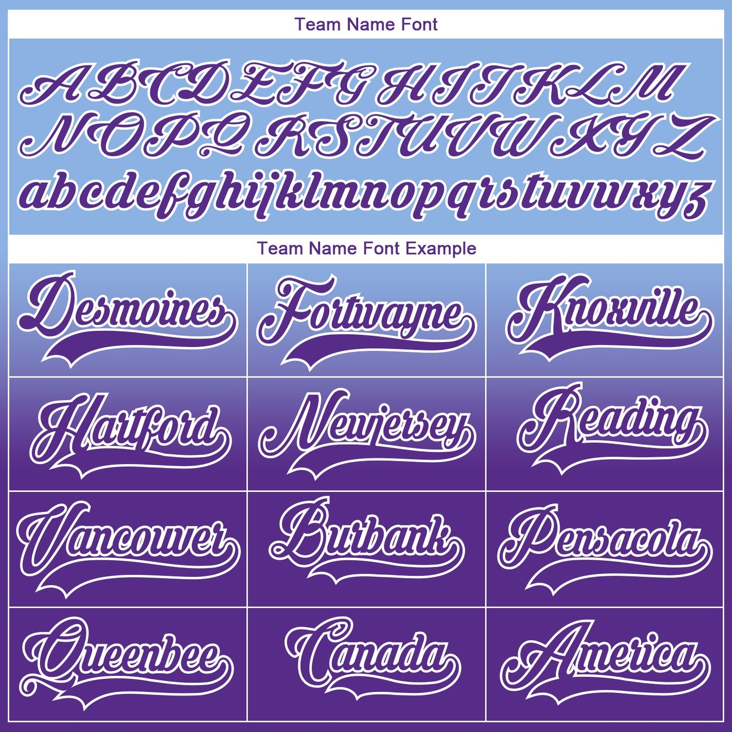 Custom Light Blue Purple-White Fade Fashion Hockey Lace Neck Jersey view 7