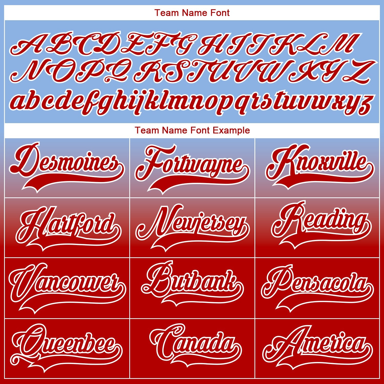 Custom Light Blue Red-White Fade Fashion Hockey Lace Neck Jersey view 7