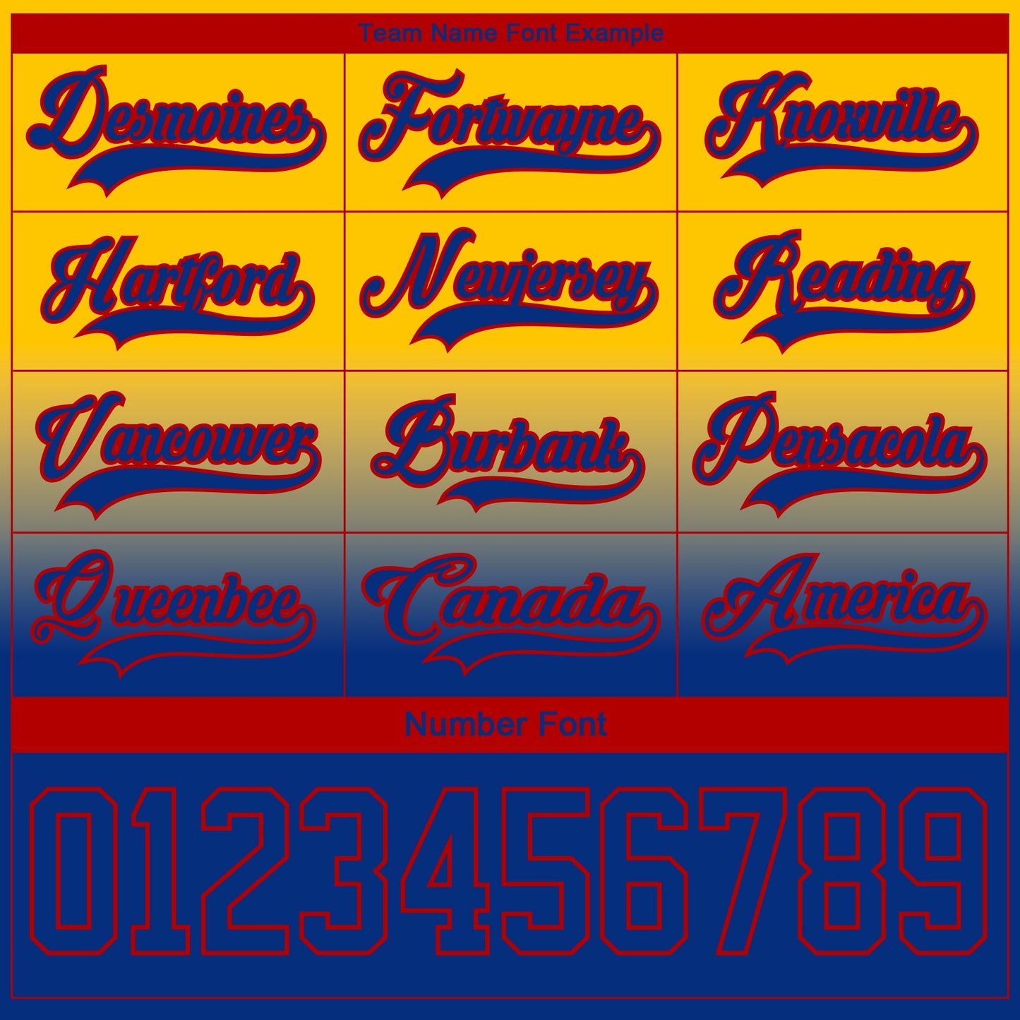 Custom Yellow Royal-Red Fade Fashion Hockey Lace Neck Jersey view 6