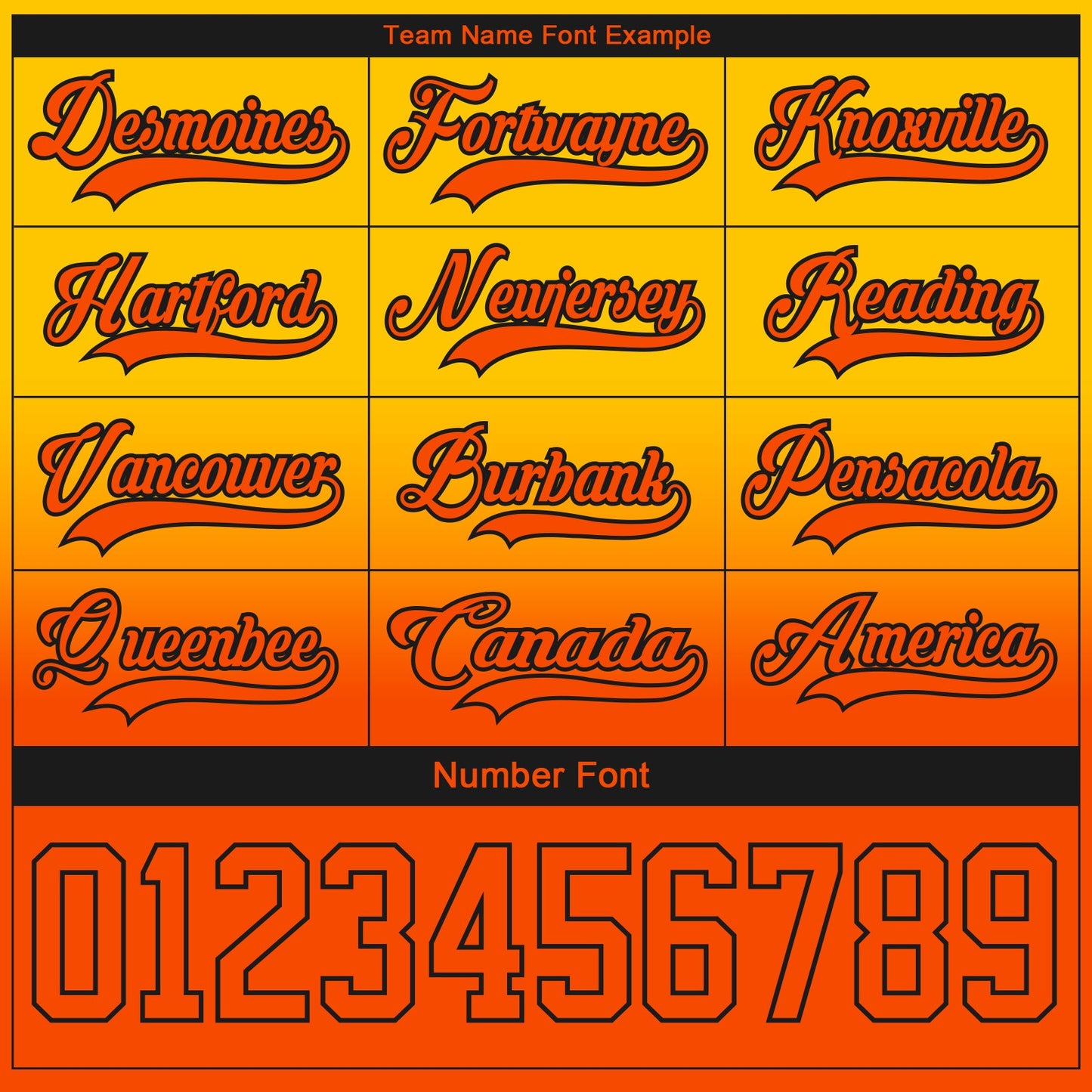 Custom Yellow Orange-Black Fade Fashion Hockey Lace Neck Jersey view 6