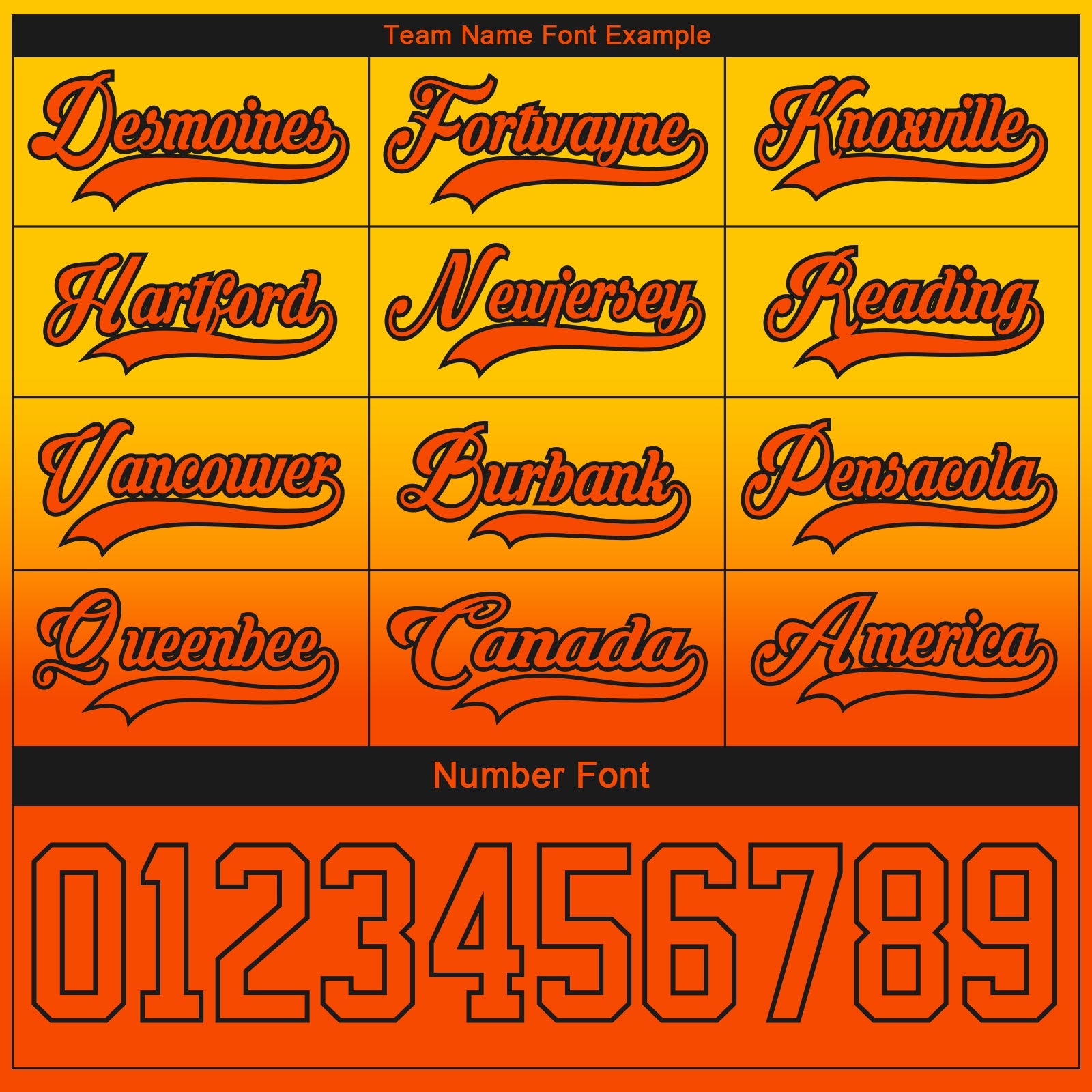 Custom Yellow Orange-Black Fade Fashion Hockey Lace Neck Jersey view 6