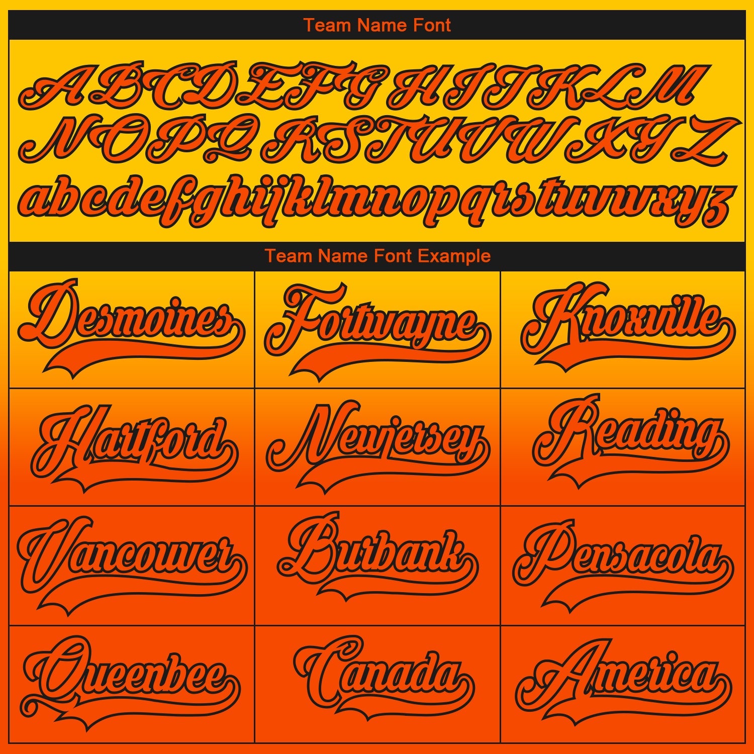Custom Yellow Orange-Black Fade Fashion Hockey Lace Neck Jersey view 7
