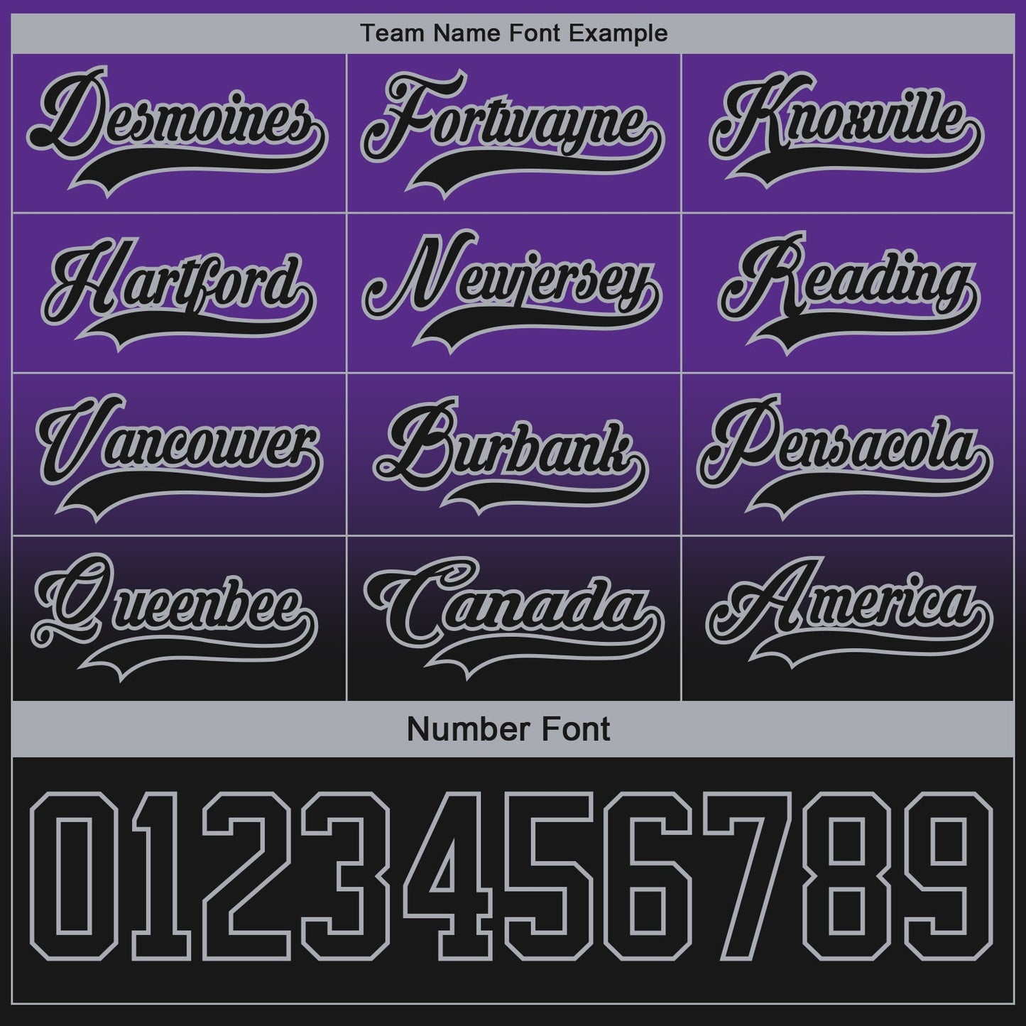 Custom Purple Black-Gray Fade Fashion Hockey Lace Neck Jersey view 6