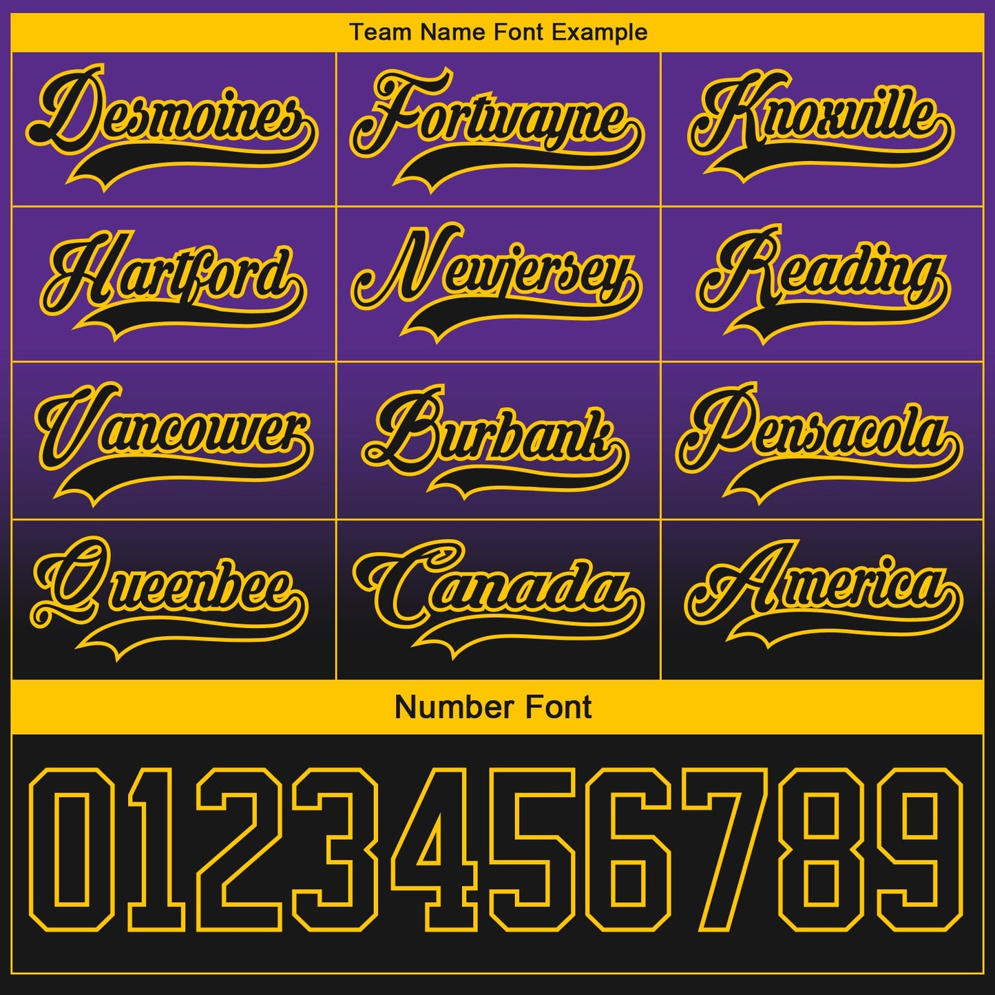 Custom Purple Black-Yellow Fade Fashion Hockey Lace Neck Jersey view 6