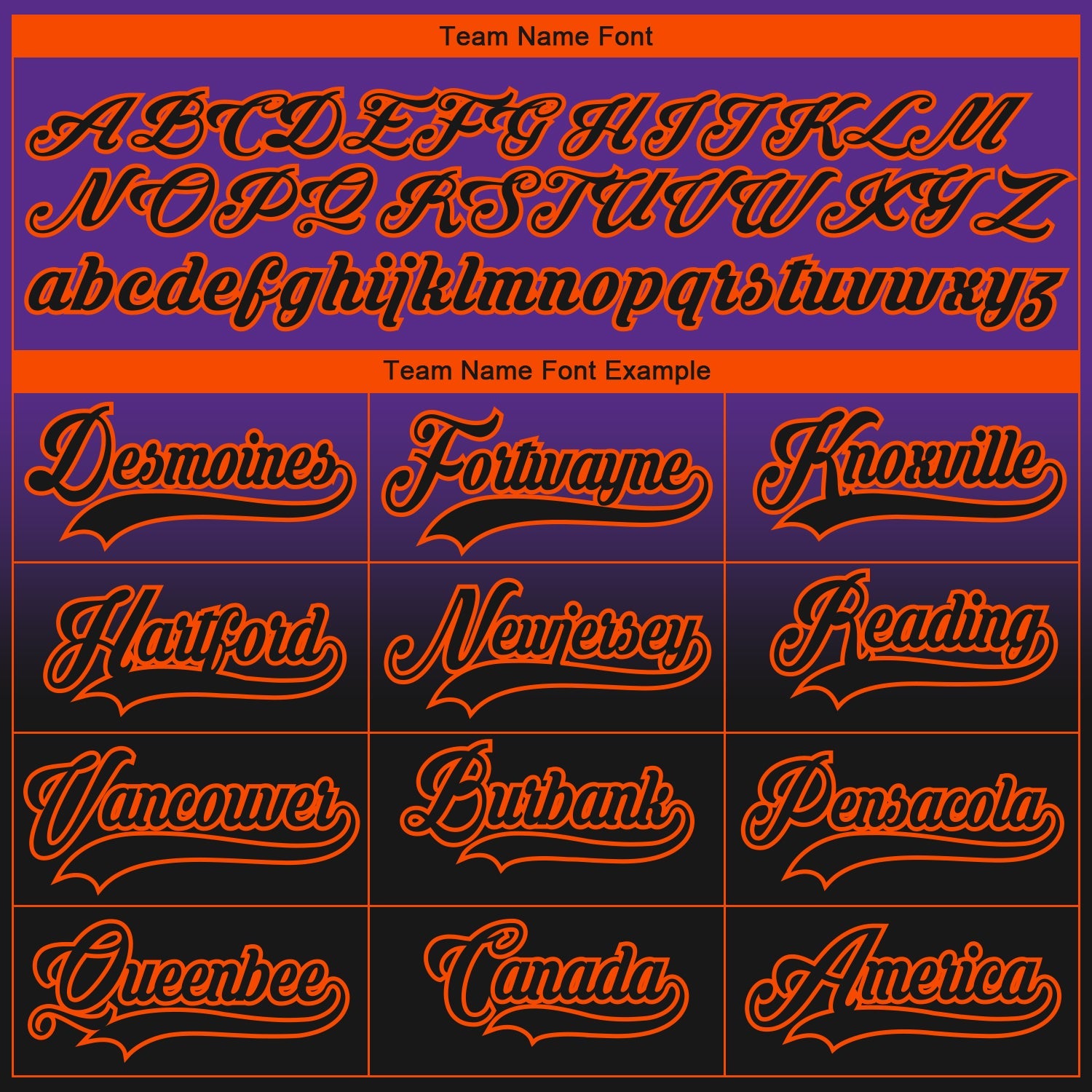 Custom Purple Black-Orange Fade Fashion Hockey Lace Neck Jersey view 7