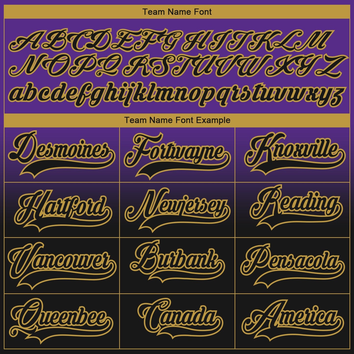 Custom Purple Black-Old Gold Fade Fashion Hockey Lace Neck Jersey view 7