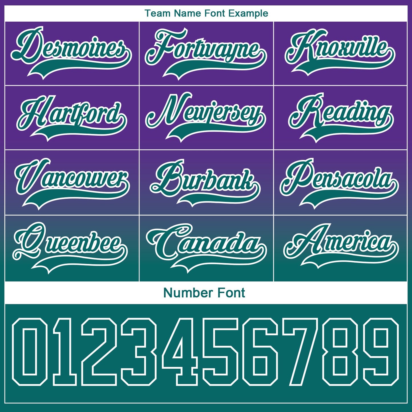 Custom Purple Teal-White Fade Fashion Hockey Lace Neck Jersey view 6