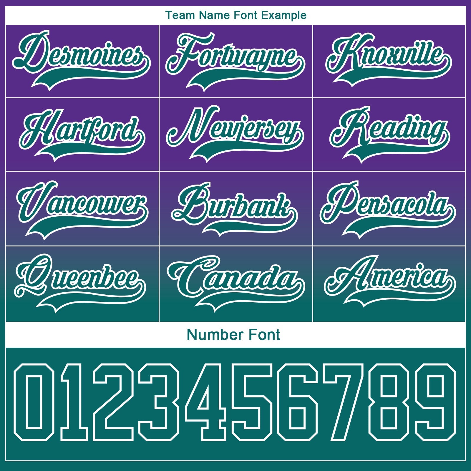 Custom Purple Teal-White Fade Fashion Hockey Lace Neck Jersey view 6