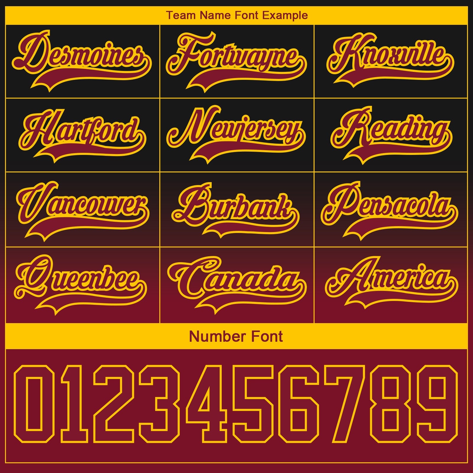 Custom Black Crimson-Yellow Fade Fashion Hockey Lace Neck Jersey view 6