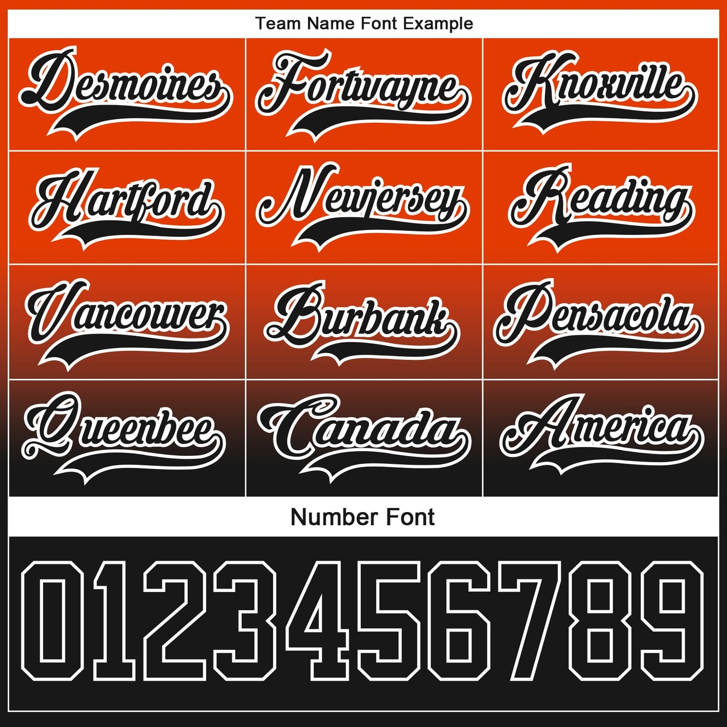 Custom Orange Black-White Fade Fashion Hockey Lace Neck Jersey view 6