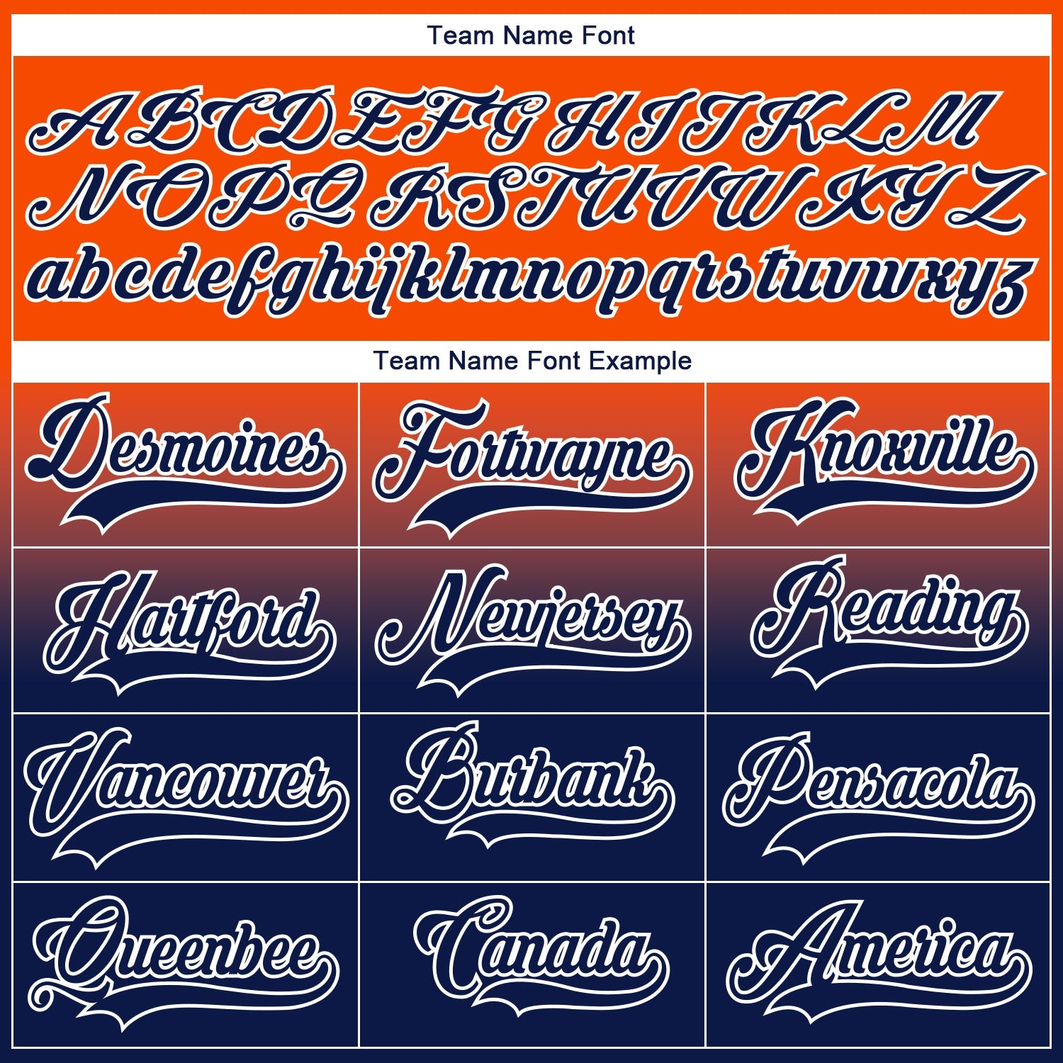 Custom Orange Navy-White Fade Fashion Hockey Lace Neck Jersey view 7