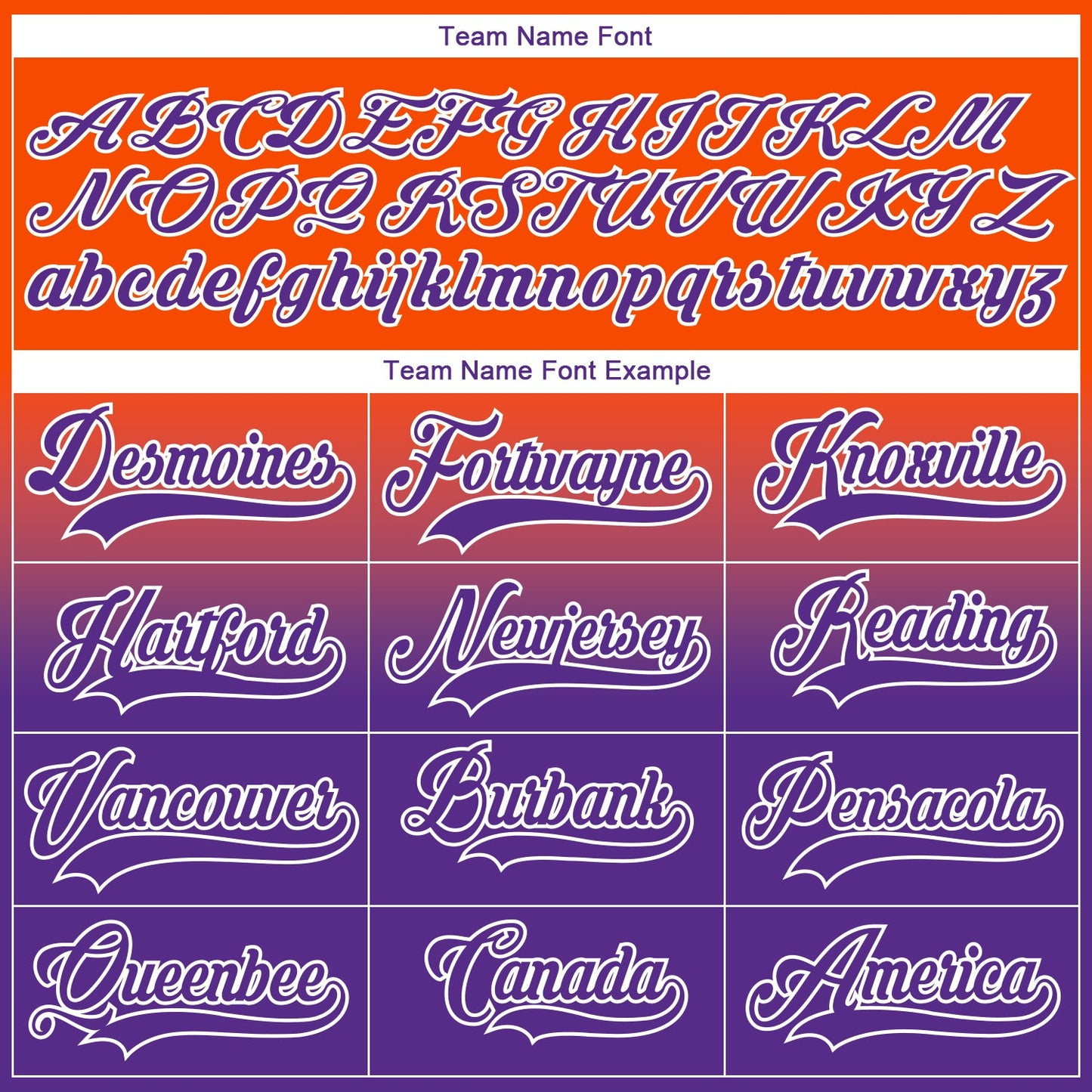 Custom Orange Purple-White Fade Fashion Hockey Lace Neck Jersey view 7