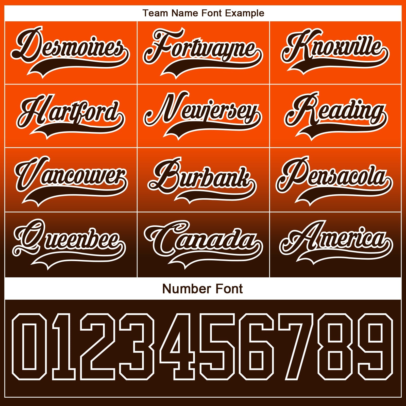 Custom Orange Brown-White Fade Fashion Hockey Lace Neck Jersey view 6