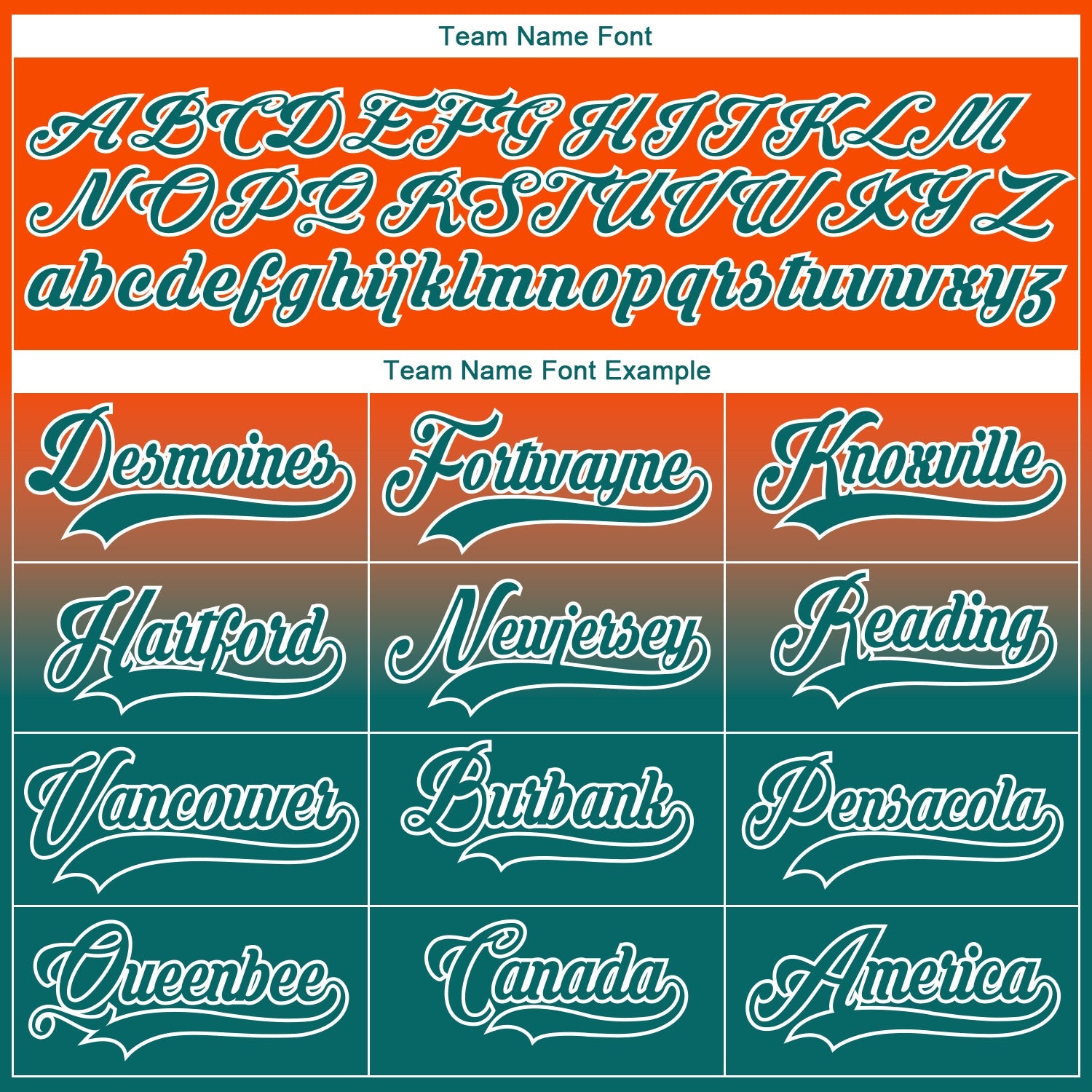 Custom Orange Teal-White Fade Fashion Hockey Lace Neck Jersey view 7