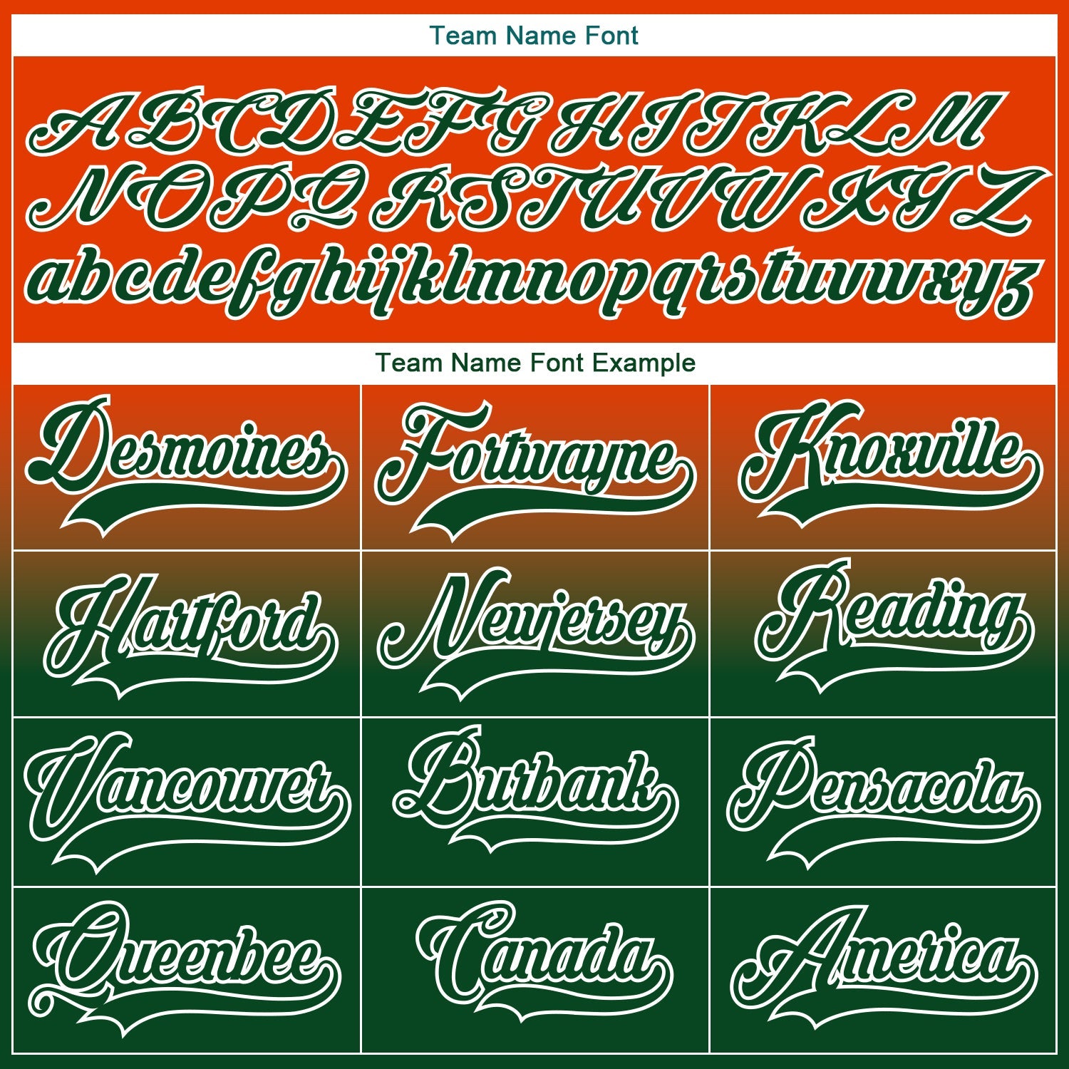 Custom Orange Green-White Fade Fashion Hockey Lace Neck Jersey view 7