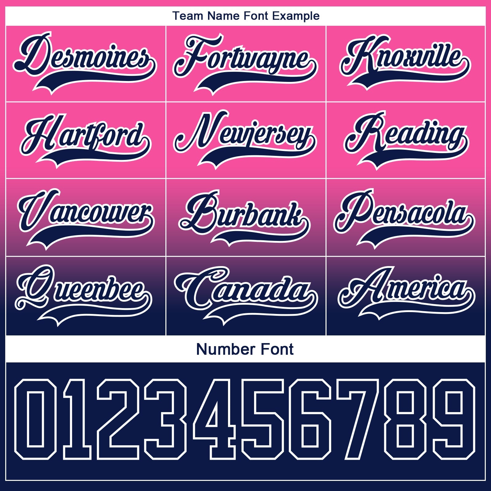 Custom Pink Navy-White Fade Fashion Hockey Lace Neck Jersey view 6