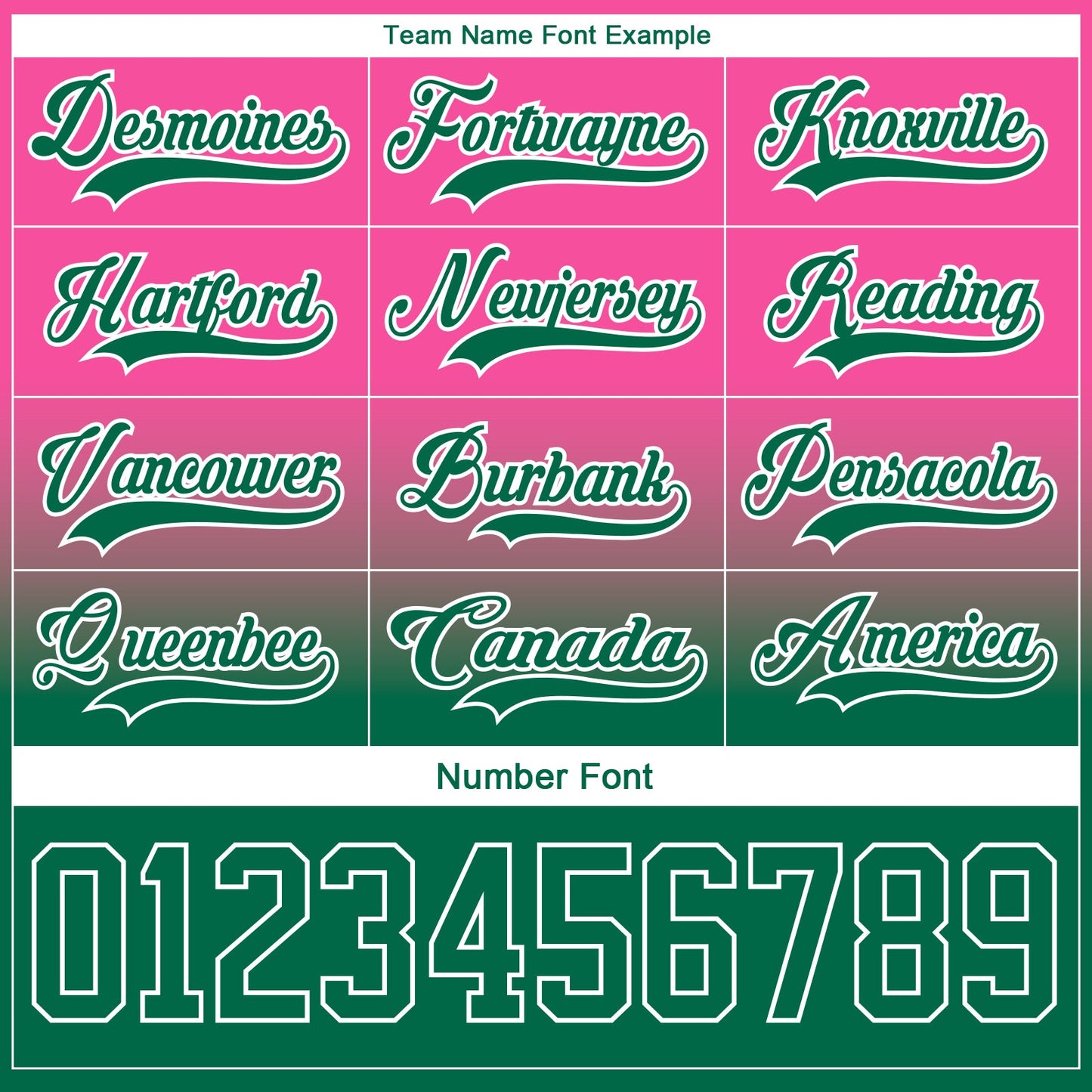Custom Pink Kelly Green-White Fade Fashion Hockey Lace Neck Jersey view 6