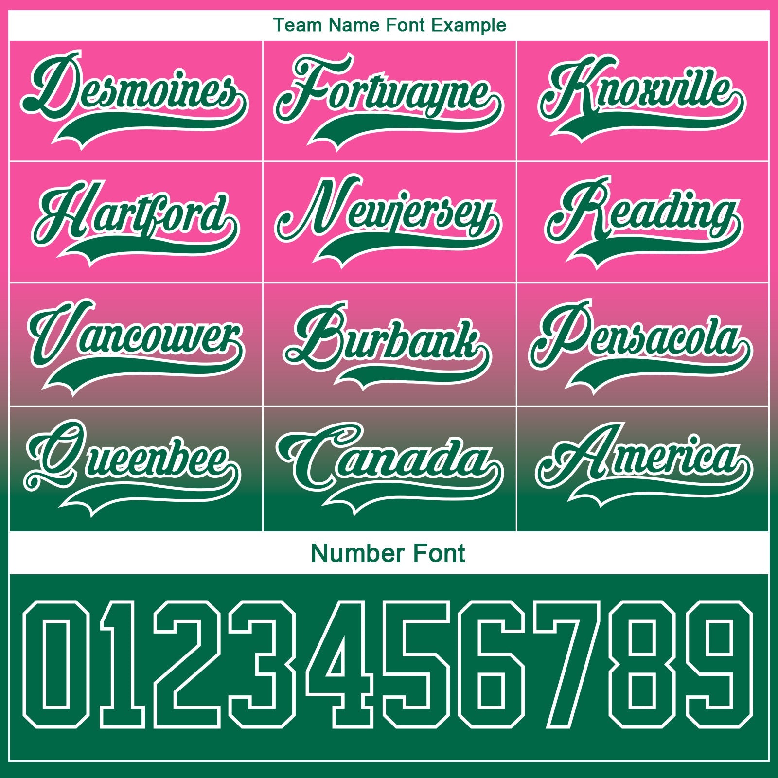 Custom Pink Kelly Green-White Fade Fashion Hockey Lace Neck Jersey view 6