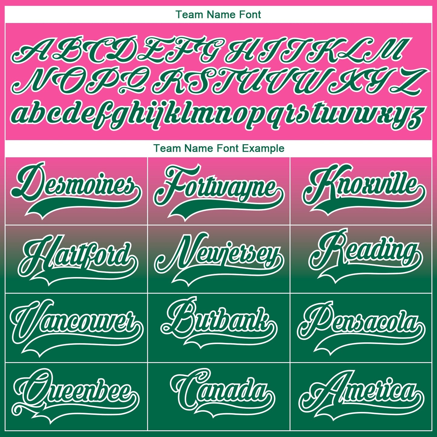 Custom Pink Kelly Green-White Fade Fashion Hockey Lace Neck Jersey view 7