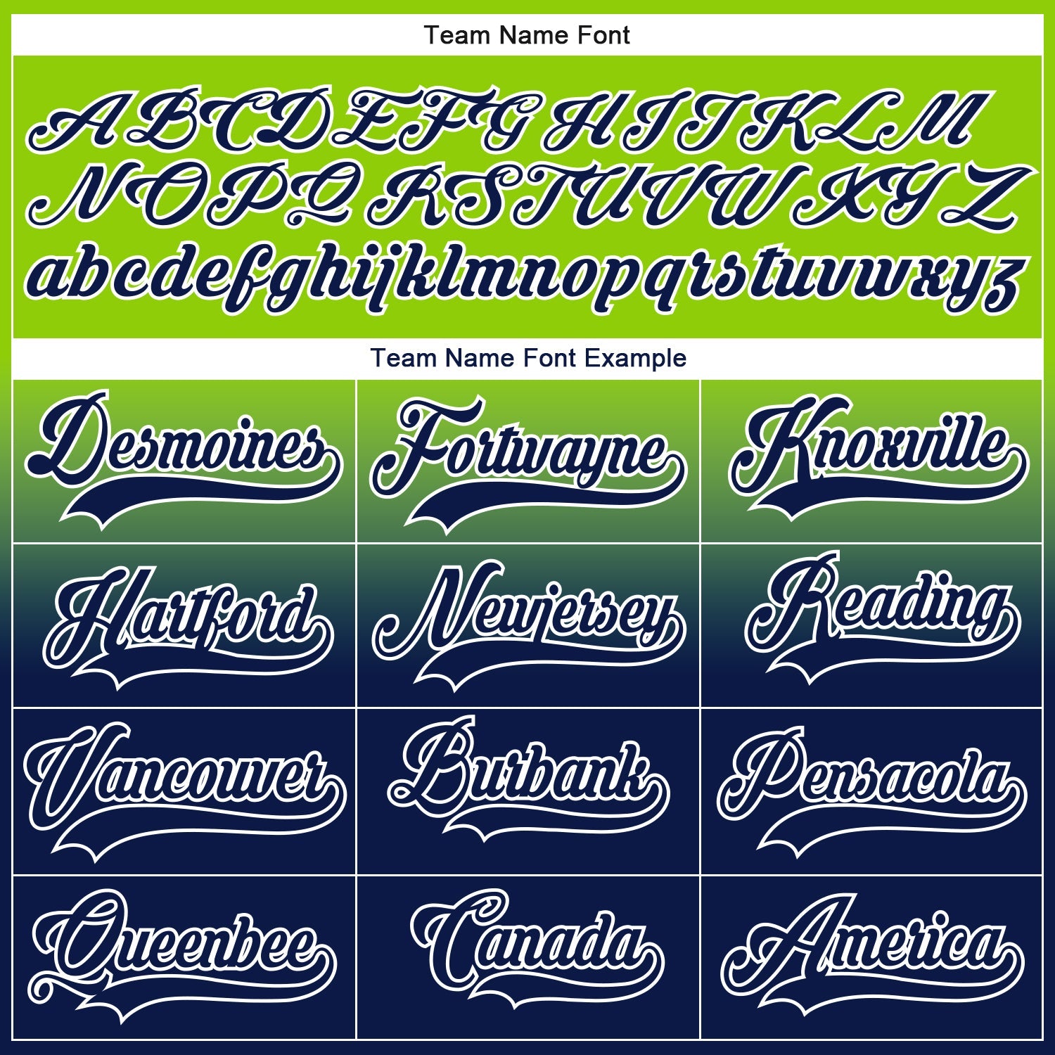 Custom Neon Green Navy-White Fade Fashion Hockey Lace Neck Jersey view 7