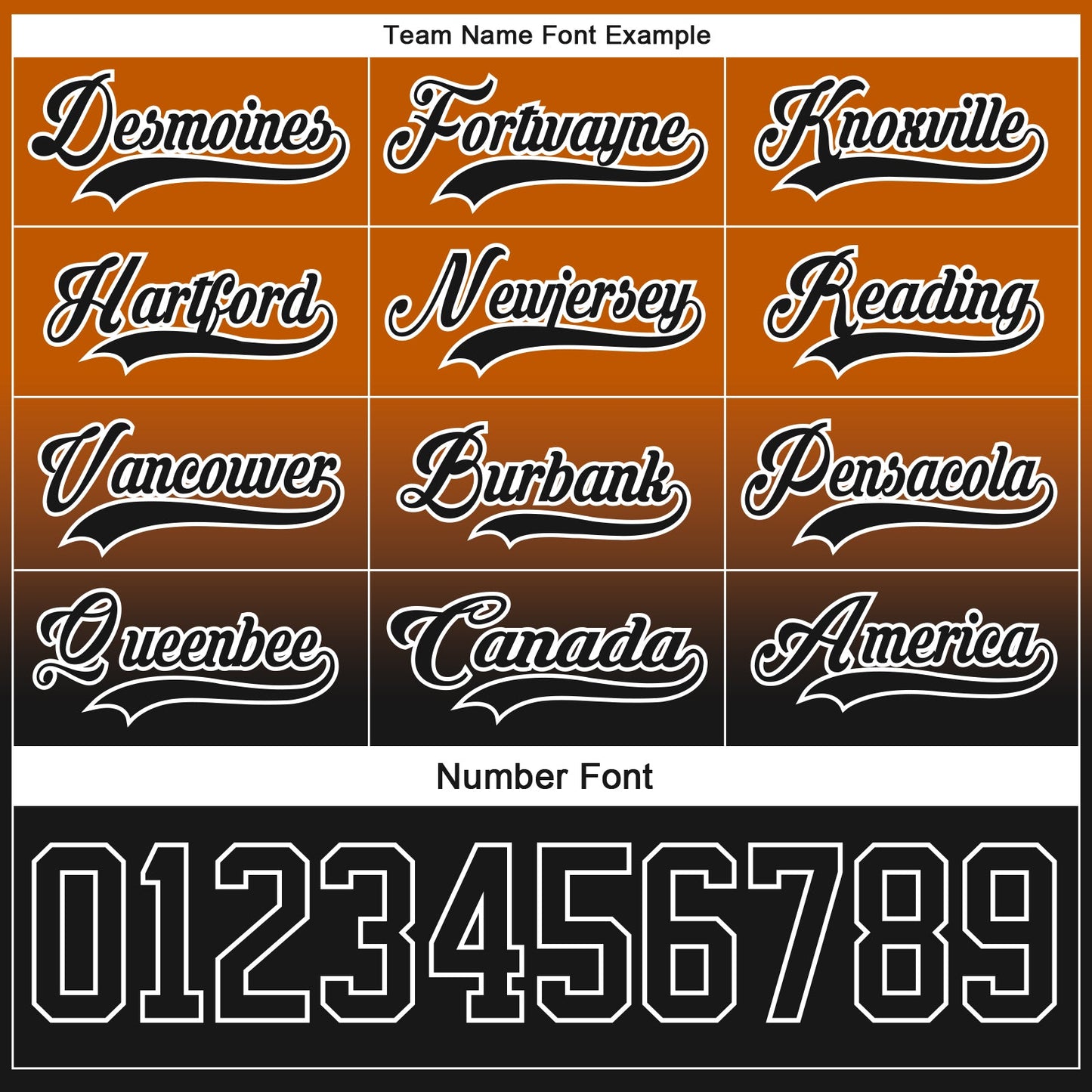Custom Texas Orange Black-White Fade Fashion Hockey Lace Neck Jersey view 6