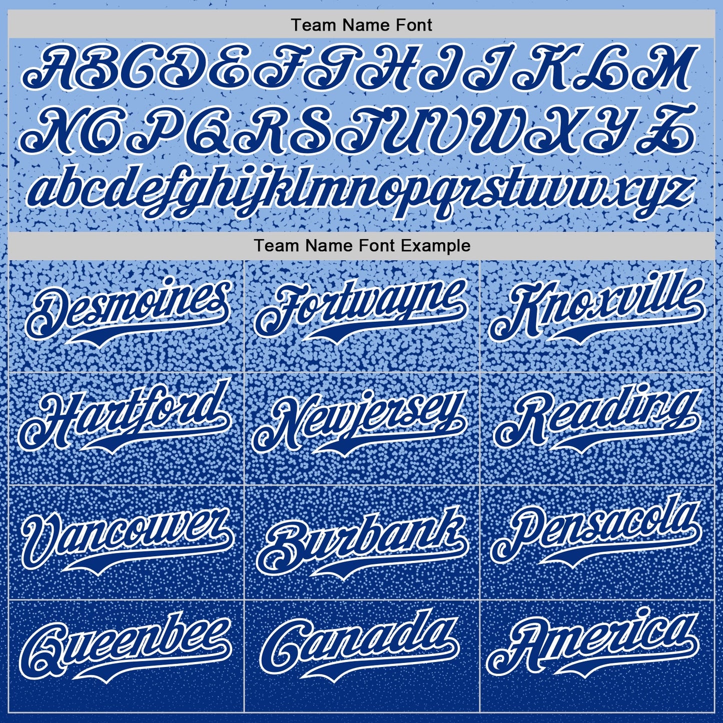 Custom Light Blue Royal-White Fade Fashion Speckle Authentic Baseball Jersey view 4