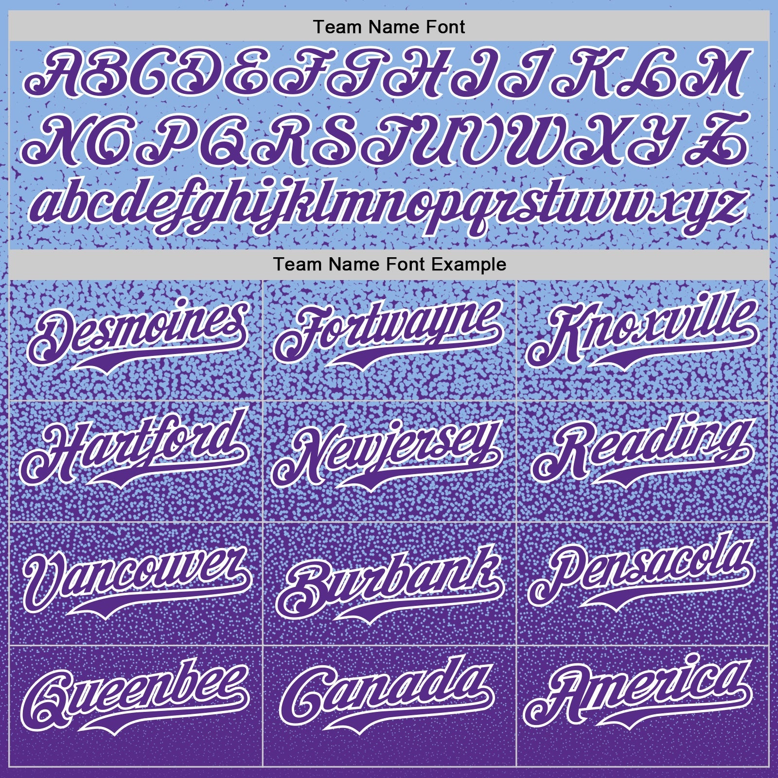 Custom Light Blue Purple-White Fade Fashion Speckle Authentic Baseball Jersey view 4