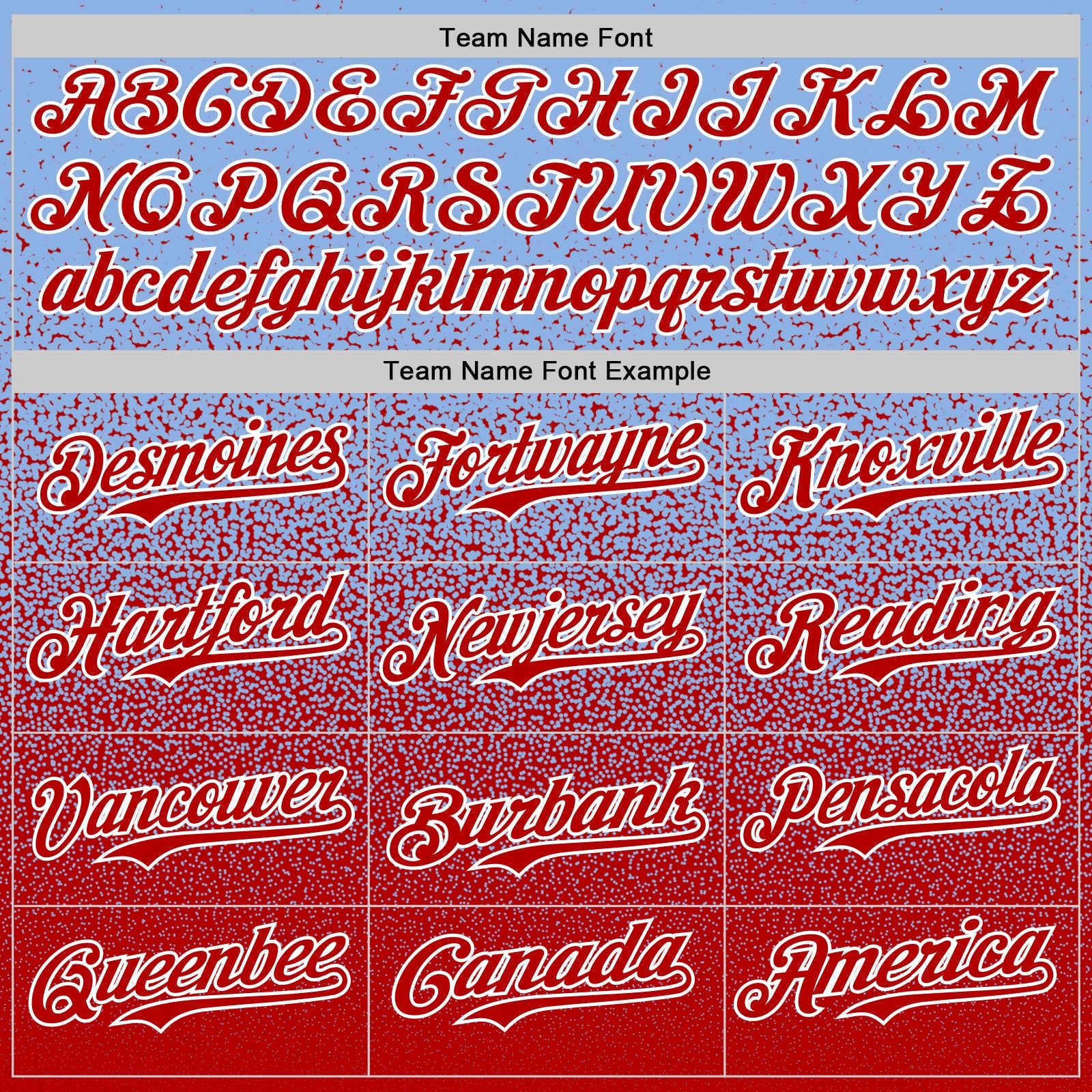 Custom Light Blue Red-White Fade Fashion Speckle Authentic Baseball Jersey view 4