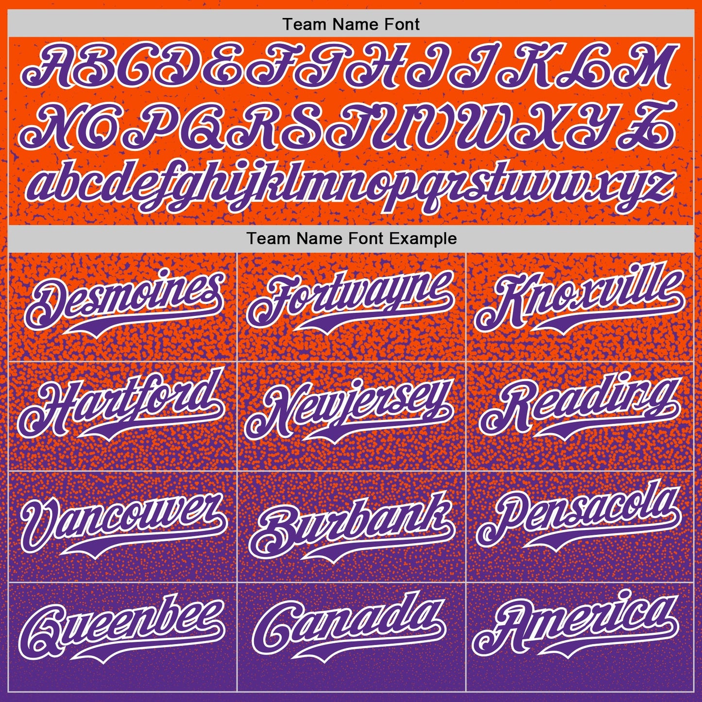 Custom Orange Purple-White Fade Fashion Speckle Authentic Baseball Jersey view 4