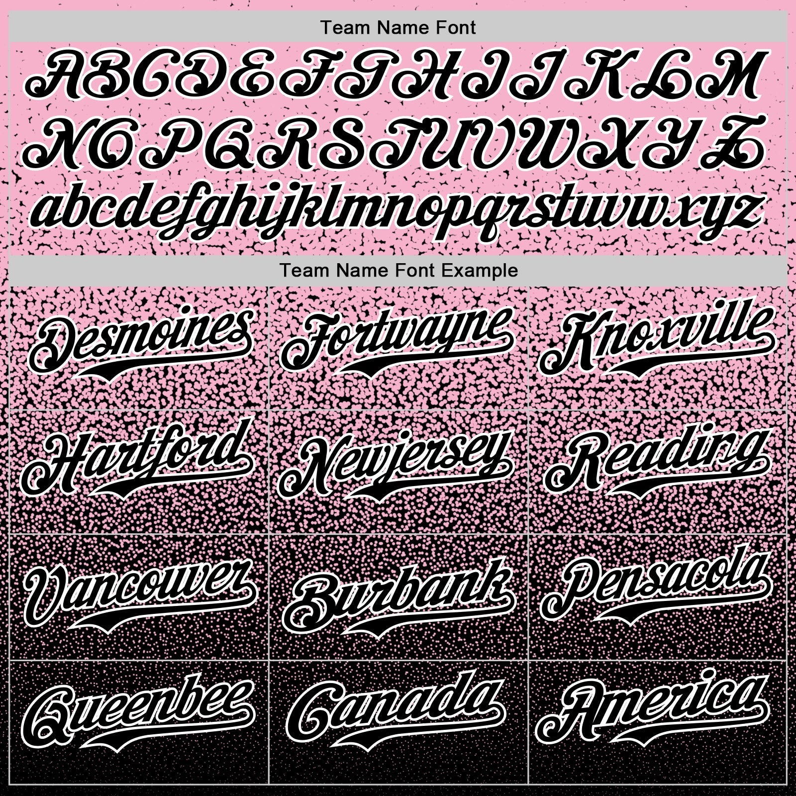 Custom Light Pink Black-White Fade Fashion Speckle Authentic Baseball Jersey view 4