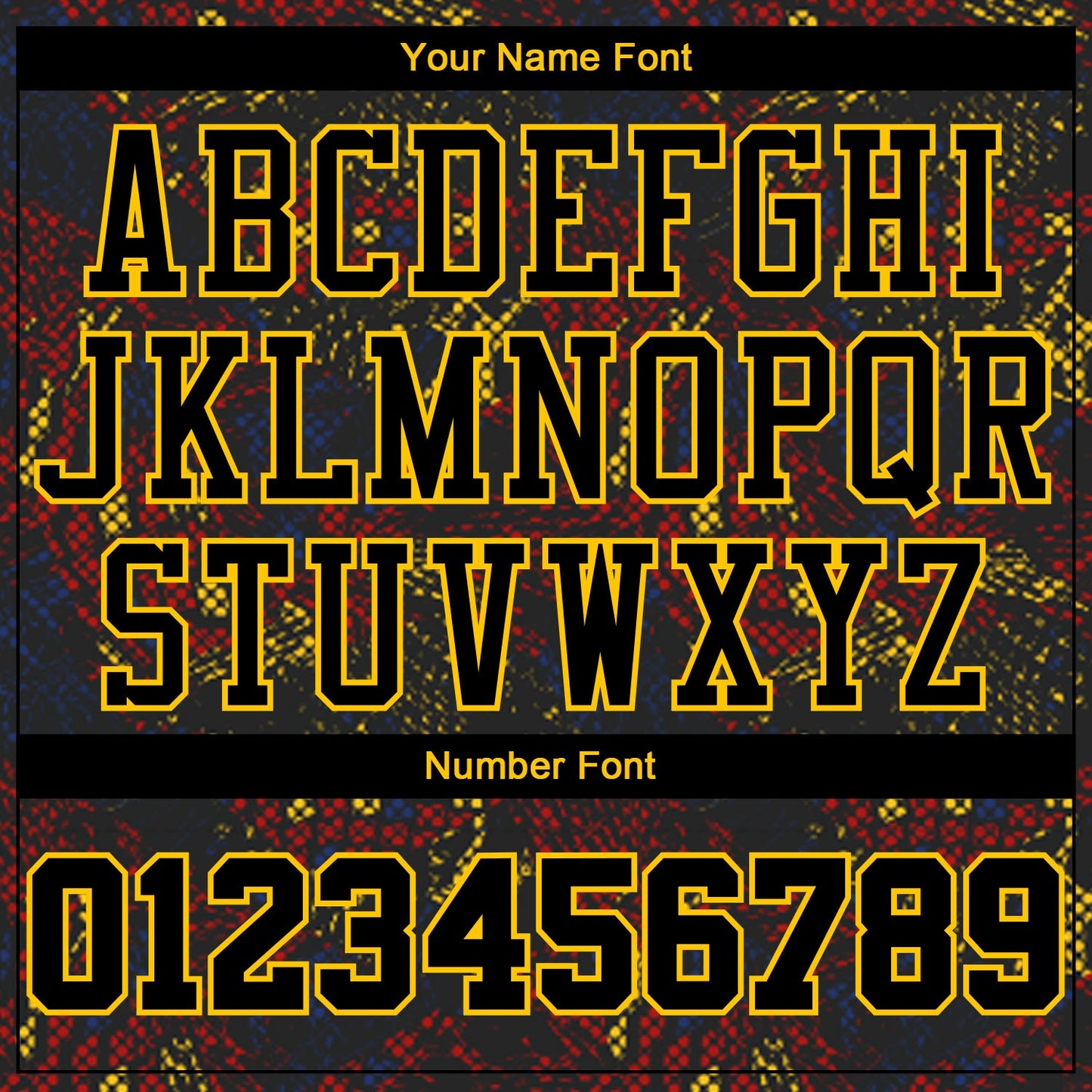 Custom Figure Black-Gold Round Neck Sublimation Basketball Uniform Jersey view 4