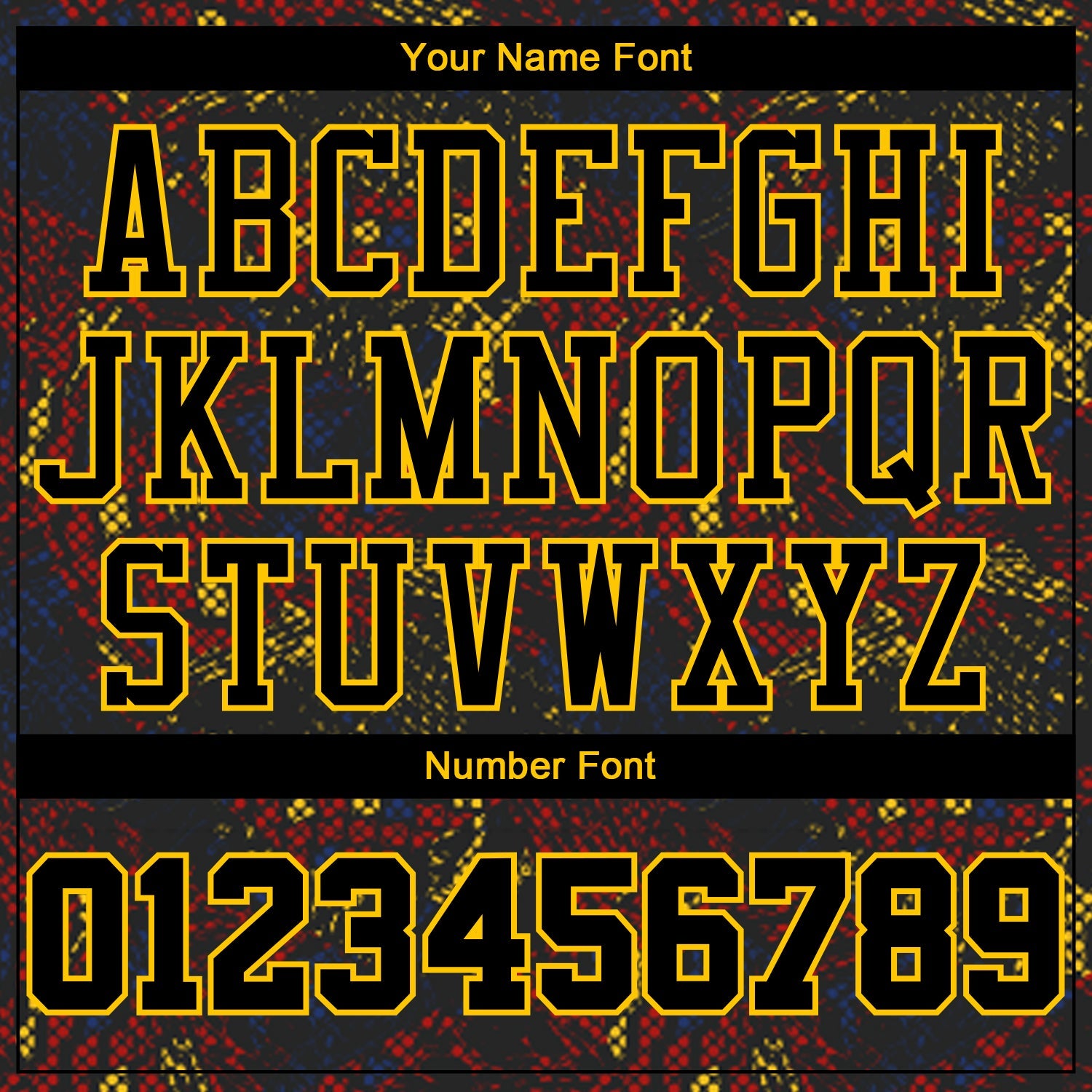 Custom Figure Black-Gold Round Neck Sublimation Basketball Uniform Jersey view 4