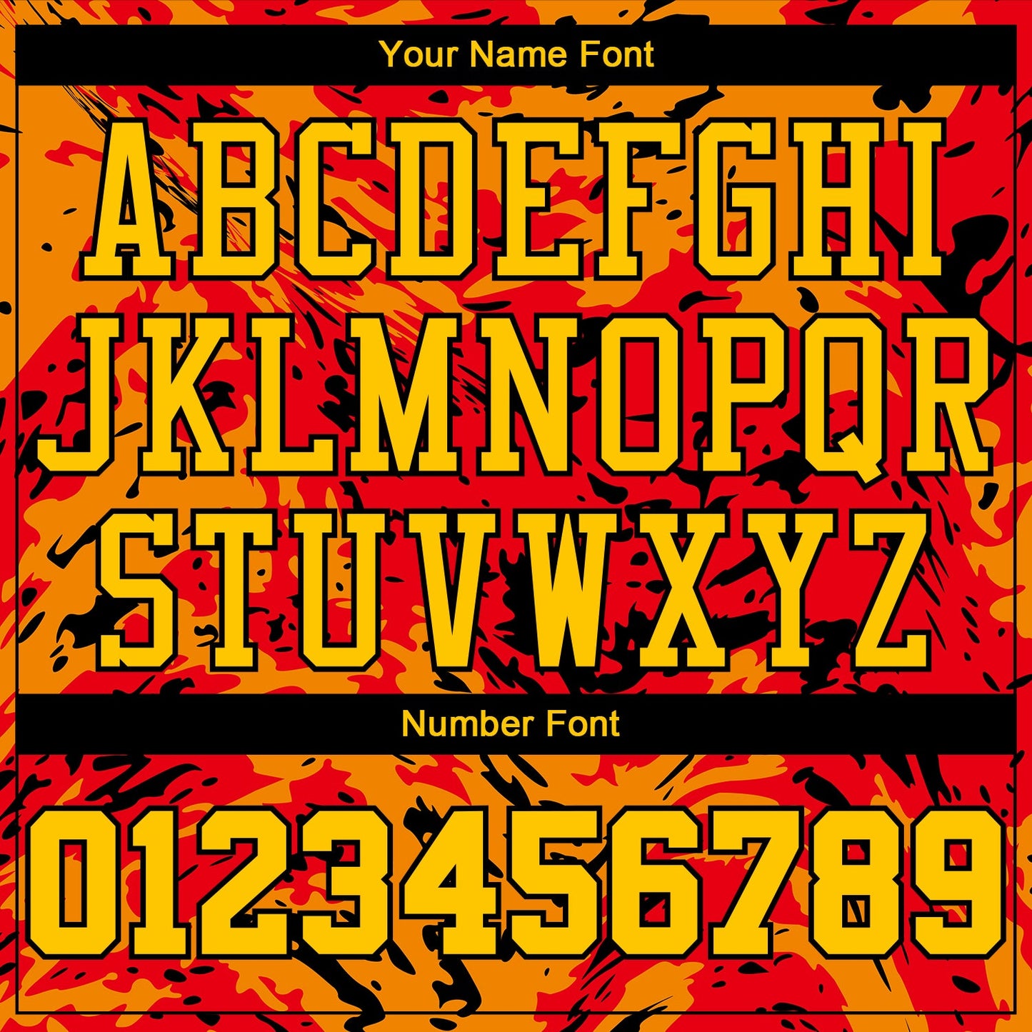 Custom Figure Gold-Orange Round Neck Sublimation Basketball Uniform Jersey view 4