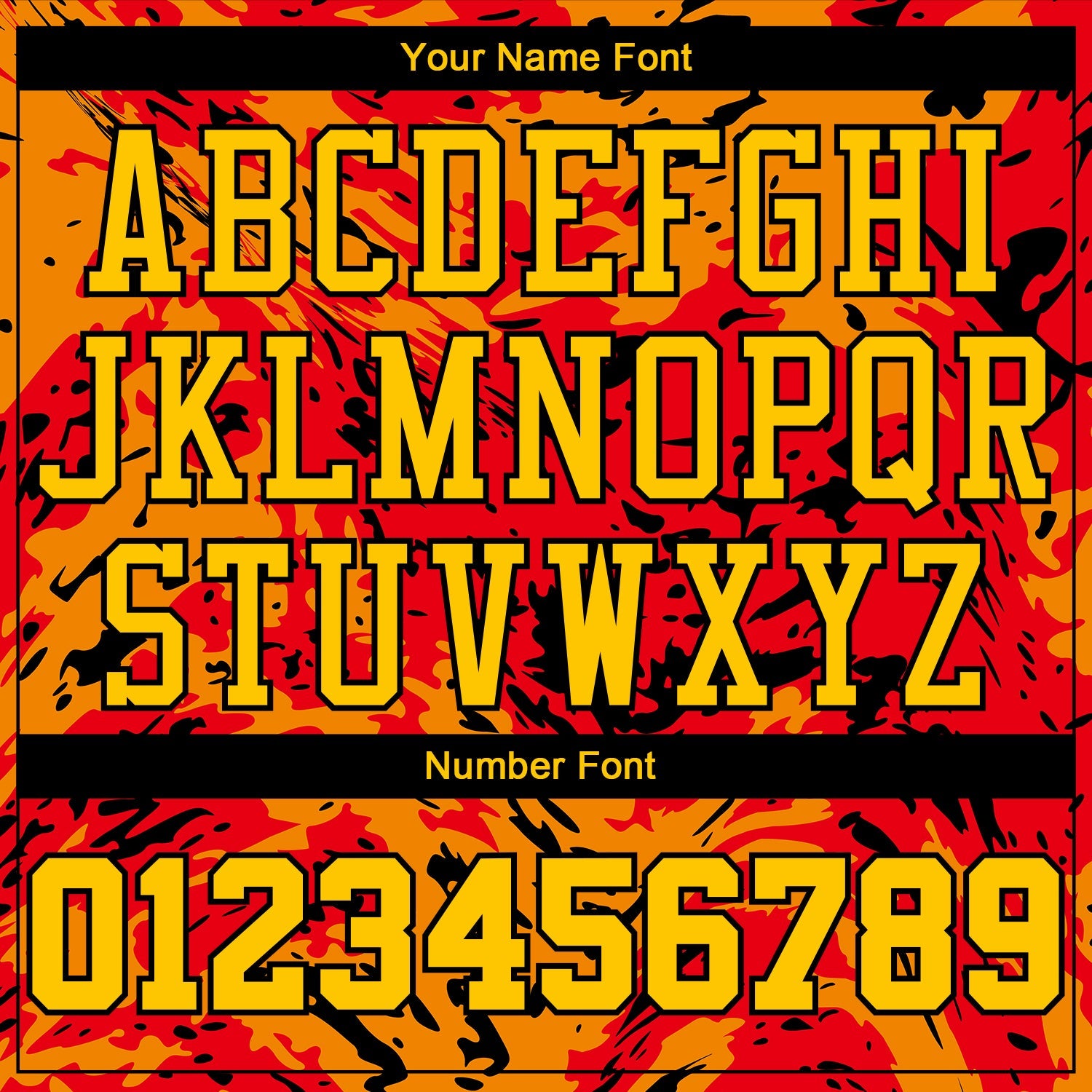 Custom Figure Gold-Orange Round Neck Sublimation Basketball Uniform Jersey view 4