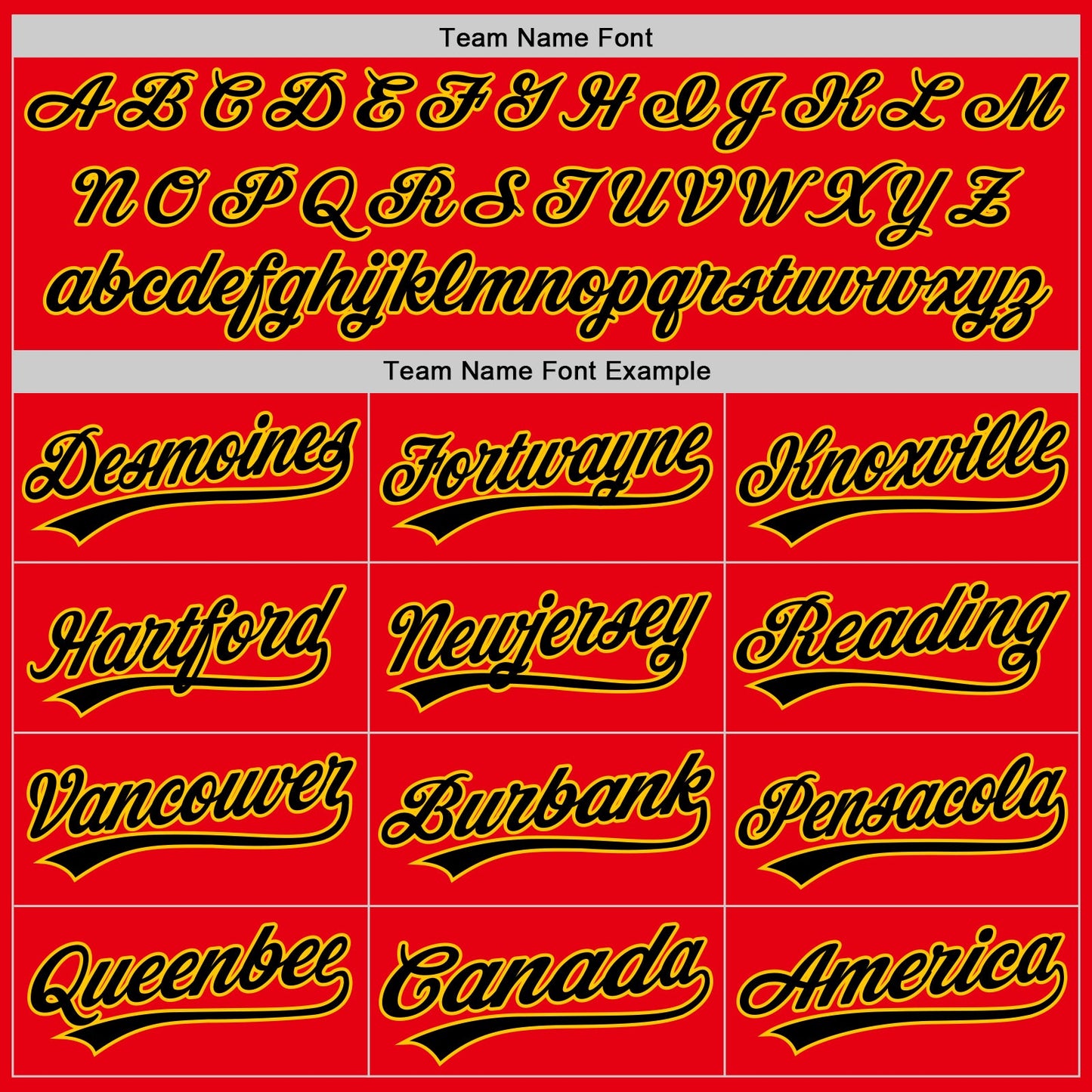Custom Fire Red Black-Yellow Authentic Baseball Jersey view 4