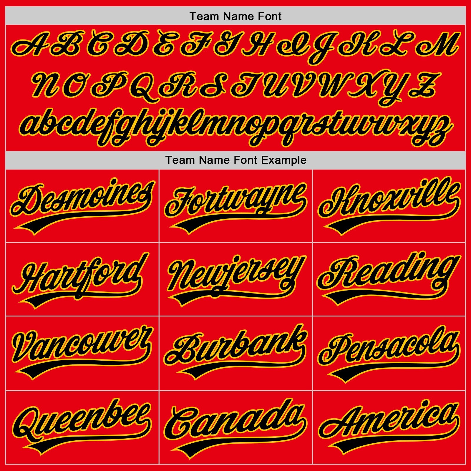 Custom Fire Red Black-Yellow Authentic Baseball Jersey view 4