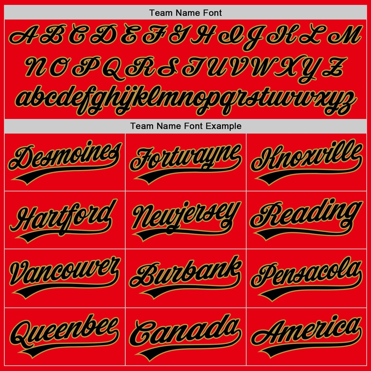 Custom Fire Red Black-Old Gold Authentic Baseball Jersey view 4