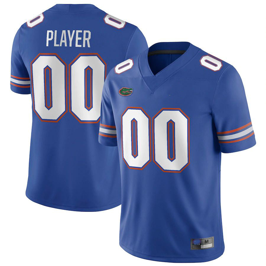 Custom F.Gators Jordan Brand Pick-A-Player NIL Replica Football Jersey Royal American Stitched College Jerseys - Main View