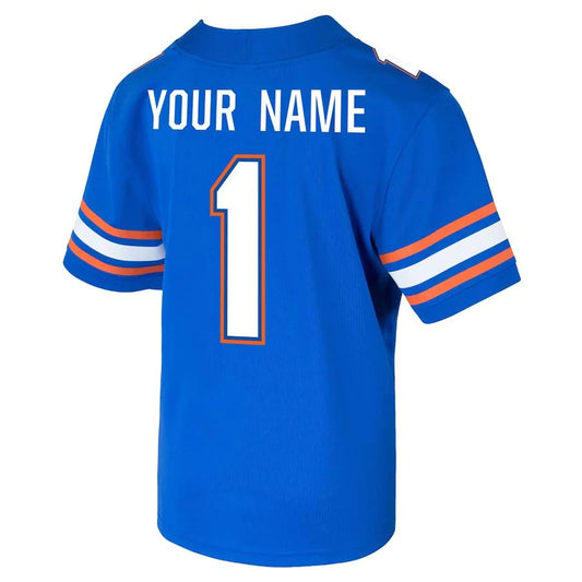 #1 F.Gators Jordan BrandCustom Game Jersey Royal Stitched American College Jerseys - Main View